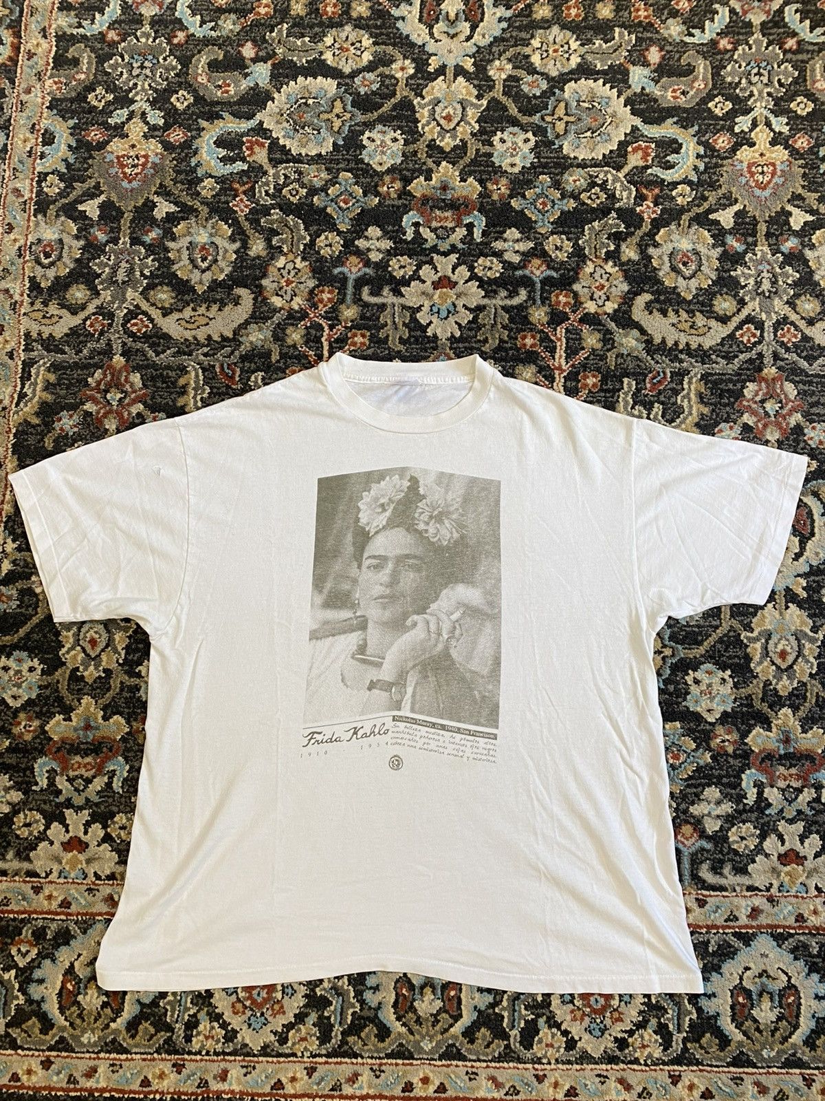 Other Vintage 1990s frida Kahlo portrait tee Size US XL / EU 56 / 4 - 1 Thumbnail