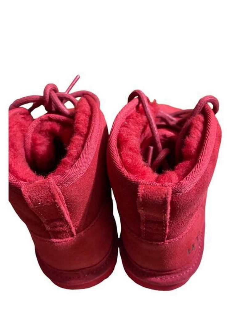 Ugg UGG's Neumel Red Suede Boots USM 6 USW 7 MSRP $130 Size US 6 / EU 39 - 5 Thumbnail