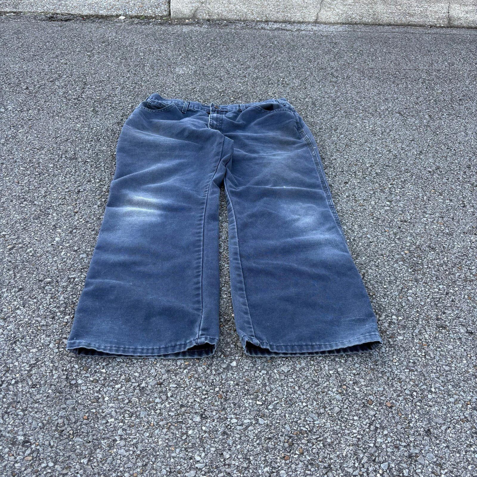 Carhartt Vintage 90s navy carhartt style pants Size US 34 / EU 50 - 5 Thumbnail