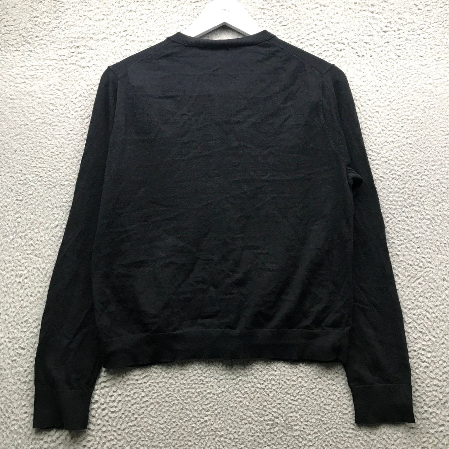 J.Crew J. Crew Cardigan Sweater Women's XL Long Sleeve Button Black Stretch Poly Blend Regular Fit Casual Formal Knit Sweatery Jazz? Size XL / US 12-14 / IT 48-50 - 7 Thumbnail