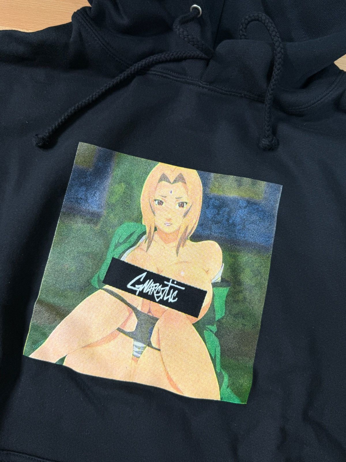 Glo Gang × Gnarcotic Gnarcotic Naruto Lady Tsunade Hoodie Black Medium Size US M / EU 48-50 / 2 - 5 Thumbnail