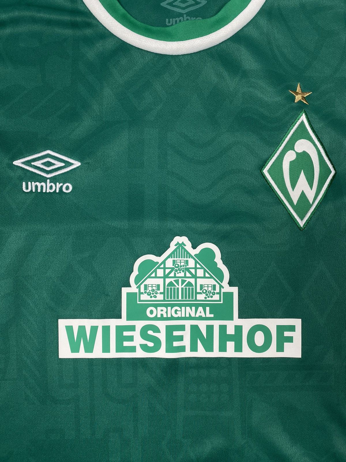 Umbro × Vintage UMBRO FC WERDER BREMEN 2019/2020 SOCCER JERSEY Size US S / EU 44-46 / 1 - 6 Thumbnail