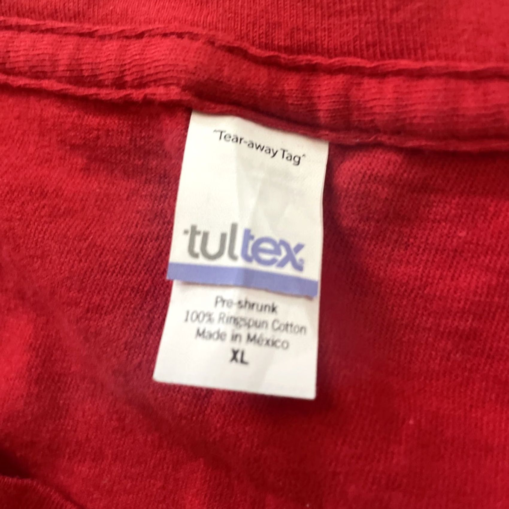 Tultex Tultex T-Shirt Women XL Red V-Neck I Speak Fluent Movie Quotes Graphic Tee Shirt Y2k Short Sleeve Cotton Ringspun Graphic Size XL / US 12-14 / IT 48-50 - 6 Thumbnail