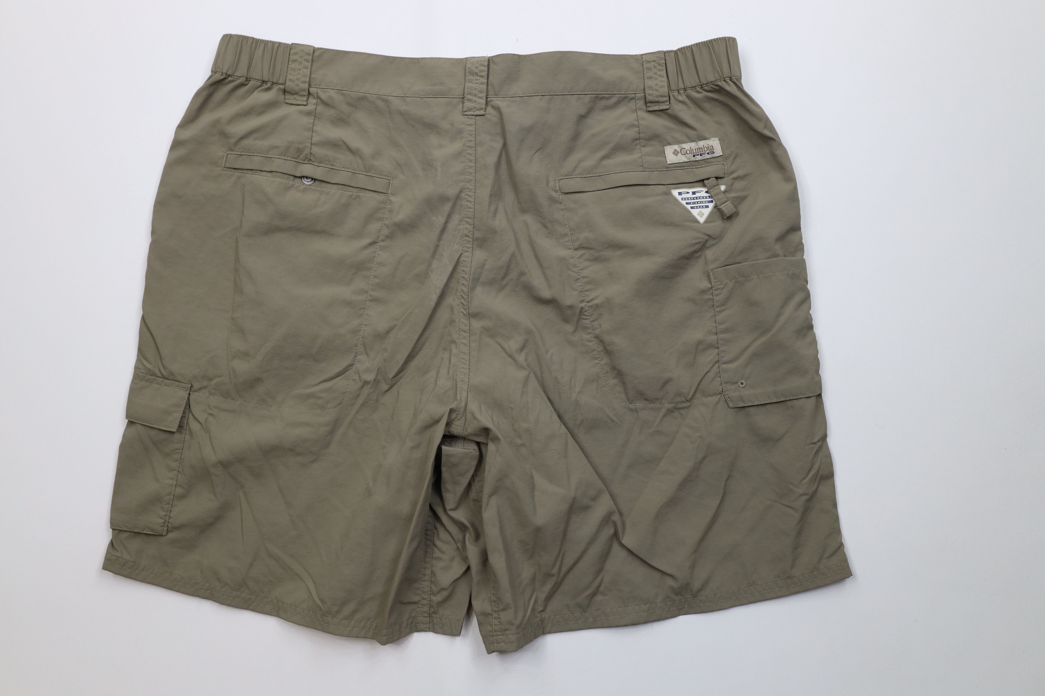 Columbia Vintage Y2K Columbia PFG Blood N Guts Fishing Shorts Beige Size US 40 / EU 56 - 8 Thumbnail