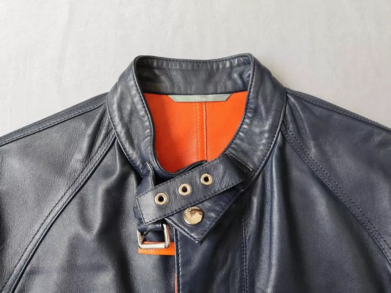 Dior Dior Leather motorcycle jacket 2504-Nextarrow Size US S / EU 44-46 / 1 - 2 Thumbnail