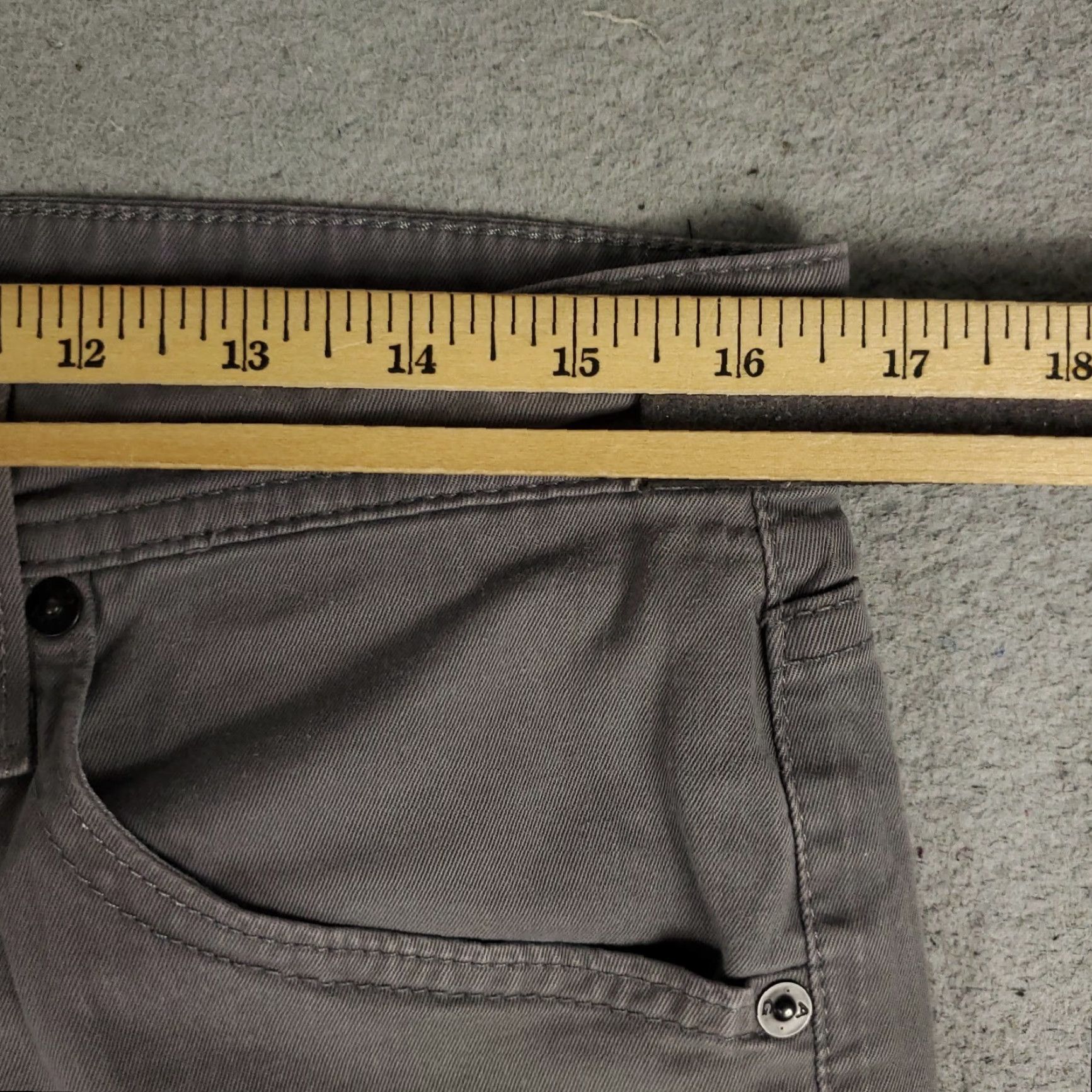 Vintage Vintage AG Adriano Goldschmied Men's Jeans 32x28 Straight Leg Gray Cotton Mid Rise Classic 2010s Size US 32 / EU 48 - 4 Thumbnail
