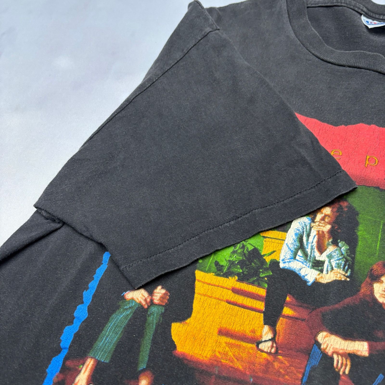 Hanes × Vintage Vintage 1990 Led Zeppelin Distressed Band T Shirt Men's XL Size US XL / EU 56 / 4 - 6 Thumbnail