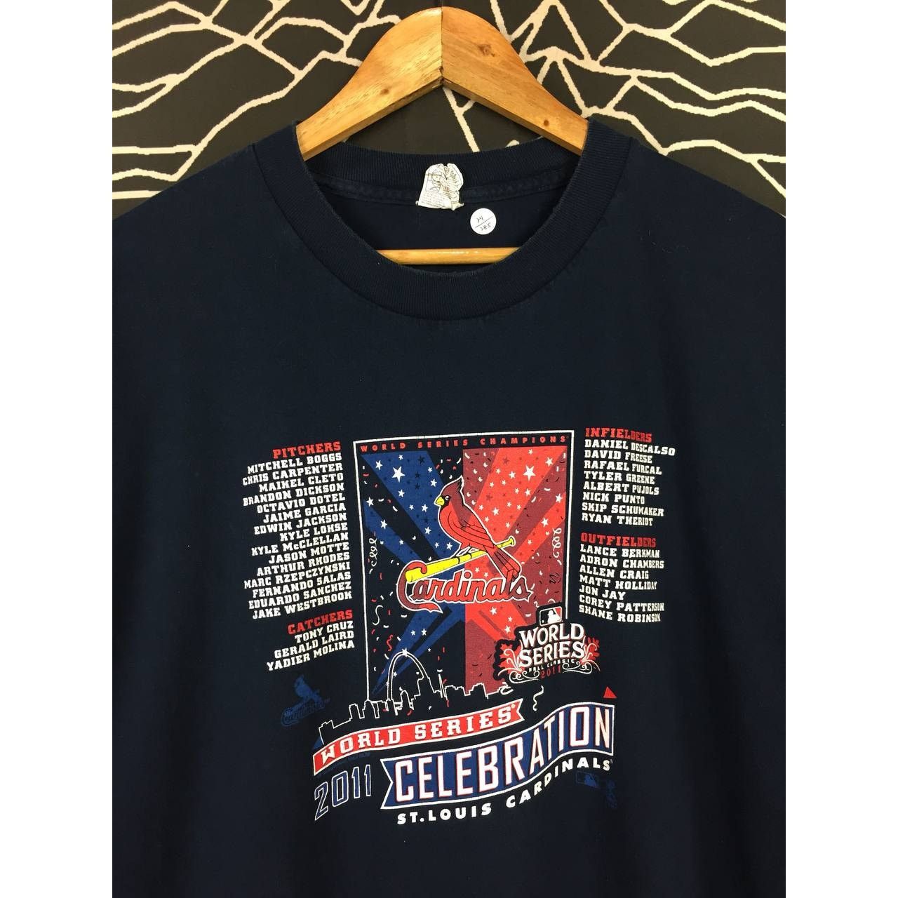 MLB × Vintage Vtg MLB St. Louis Cardinals 2011 World Series Champions Tee Size US XL / EU 56 / 4 - 3 Thumbnail
