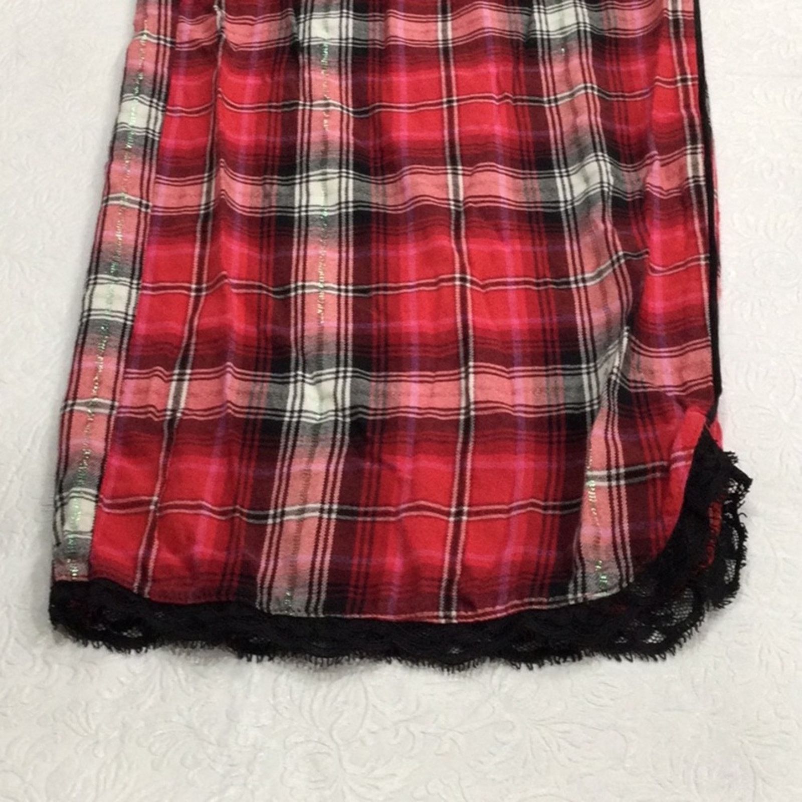 Victoria's Secret Victoria's Secret Plaid Elastic Waist Pocket Pajama Pant L Size 32" / US 10 / IT 46 - 14 Thumbnail