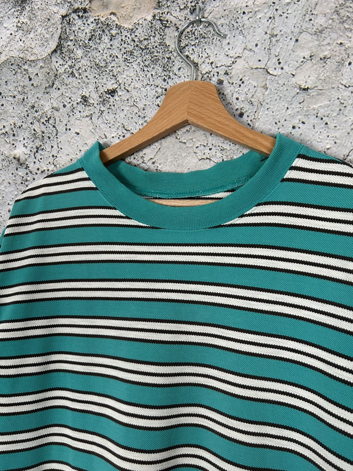 Adidas Vintage Adidas Equipment 90s Stripped Tee Streetwear Rare Size US M / EU 48-50 / 2 - 3 Thumbnail