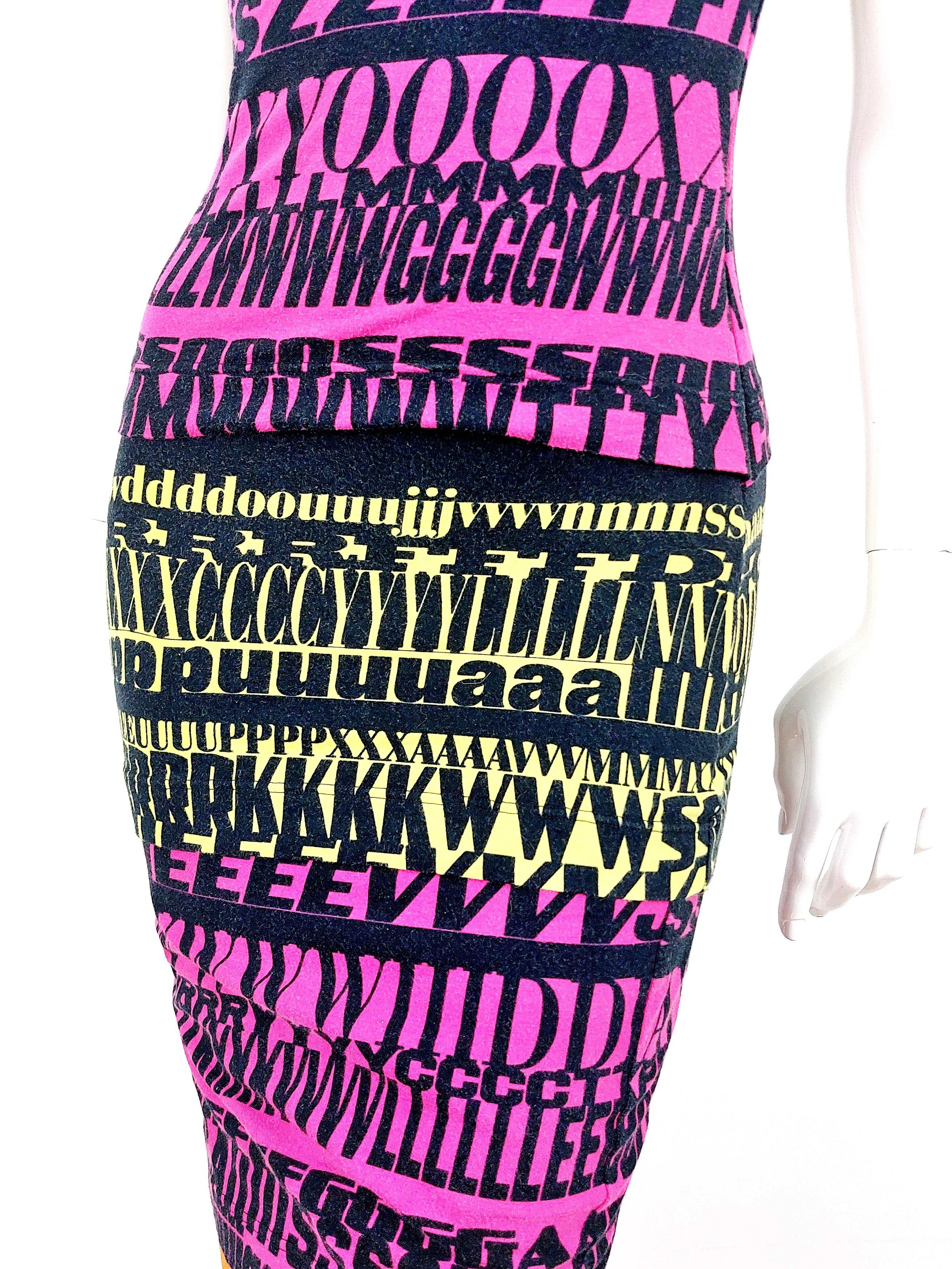 Dolce & Gabbana Runway 2012 F/W Dolce & Gabbana Alphabet Fergie Dress Size S / US 4 / IT 40 - 11 Thumbnail