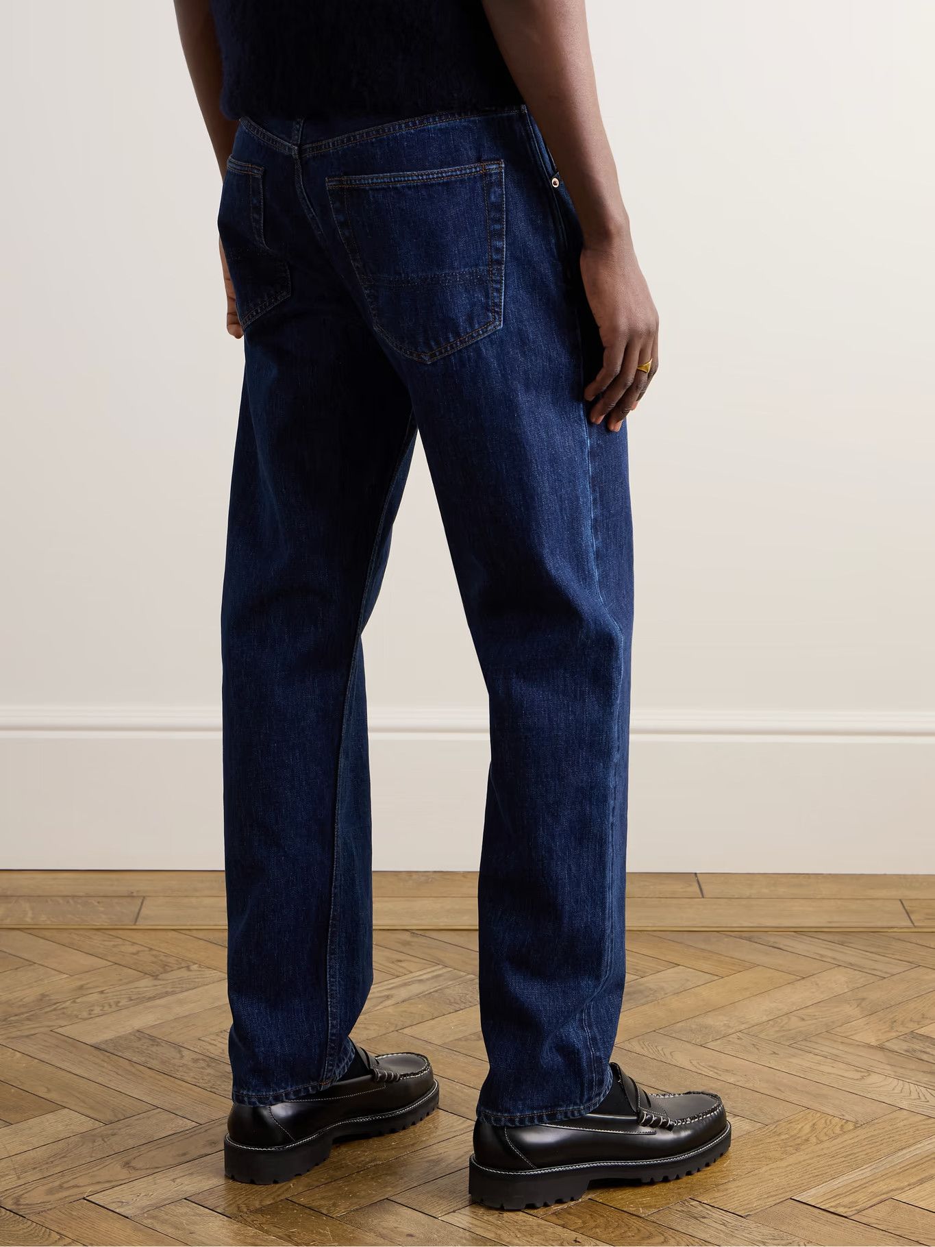 Drake's Stone Wash 14.2oz Japanese Selvedge Denim Five-Pocket Jeans Size US 32 / EU 48 - 11 Thumbnail