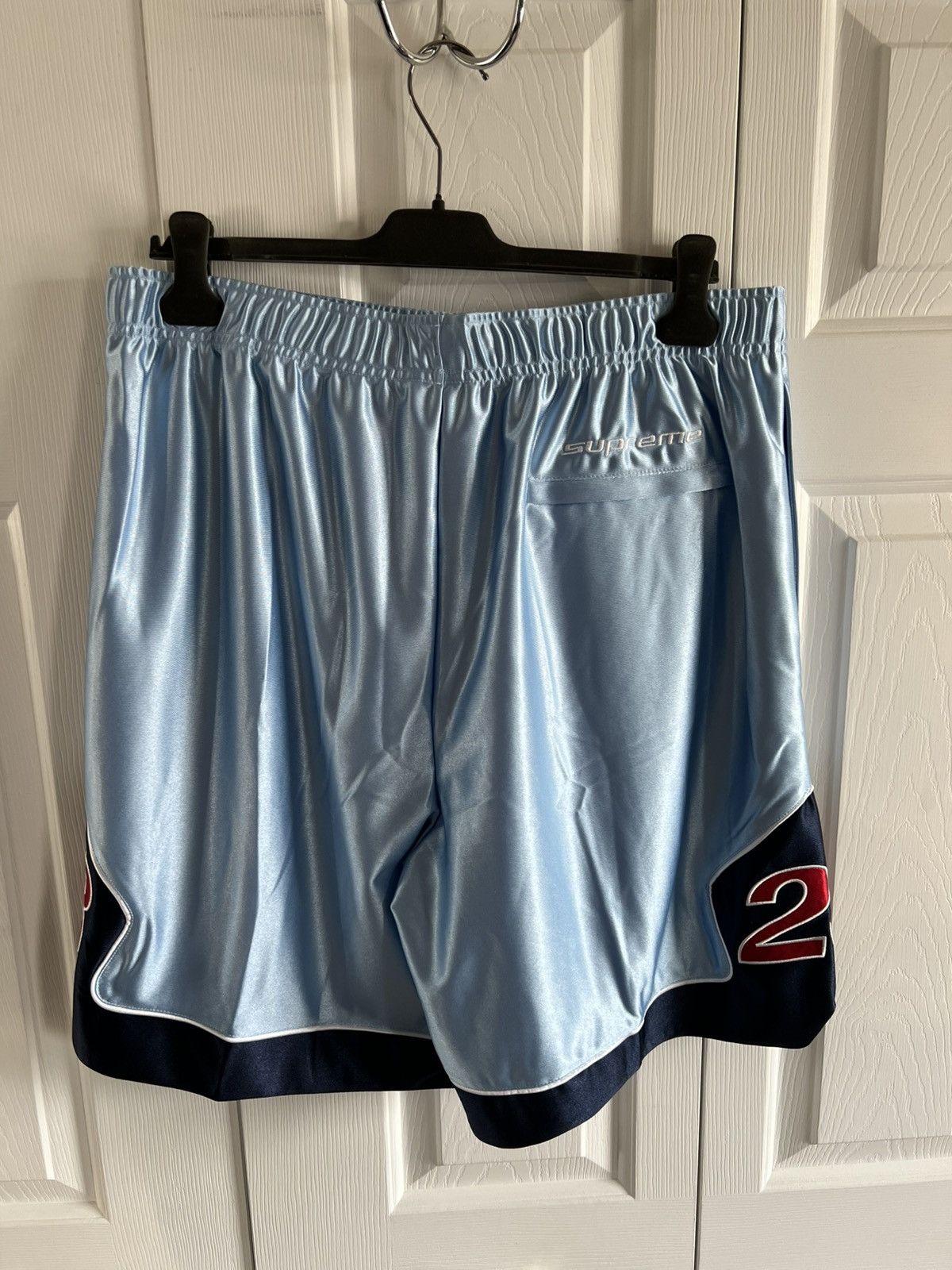 Supreme Supreme Jordan Basketball Shorts Blue size xl Size US 36 / EU 52 - 2 Thumbnail