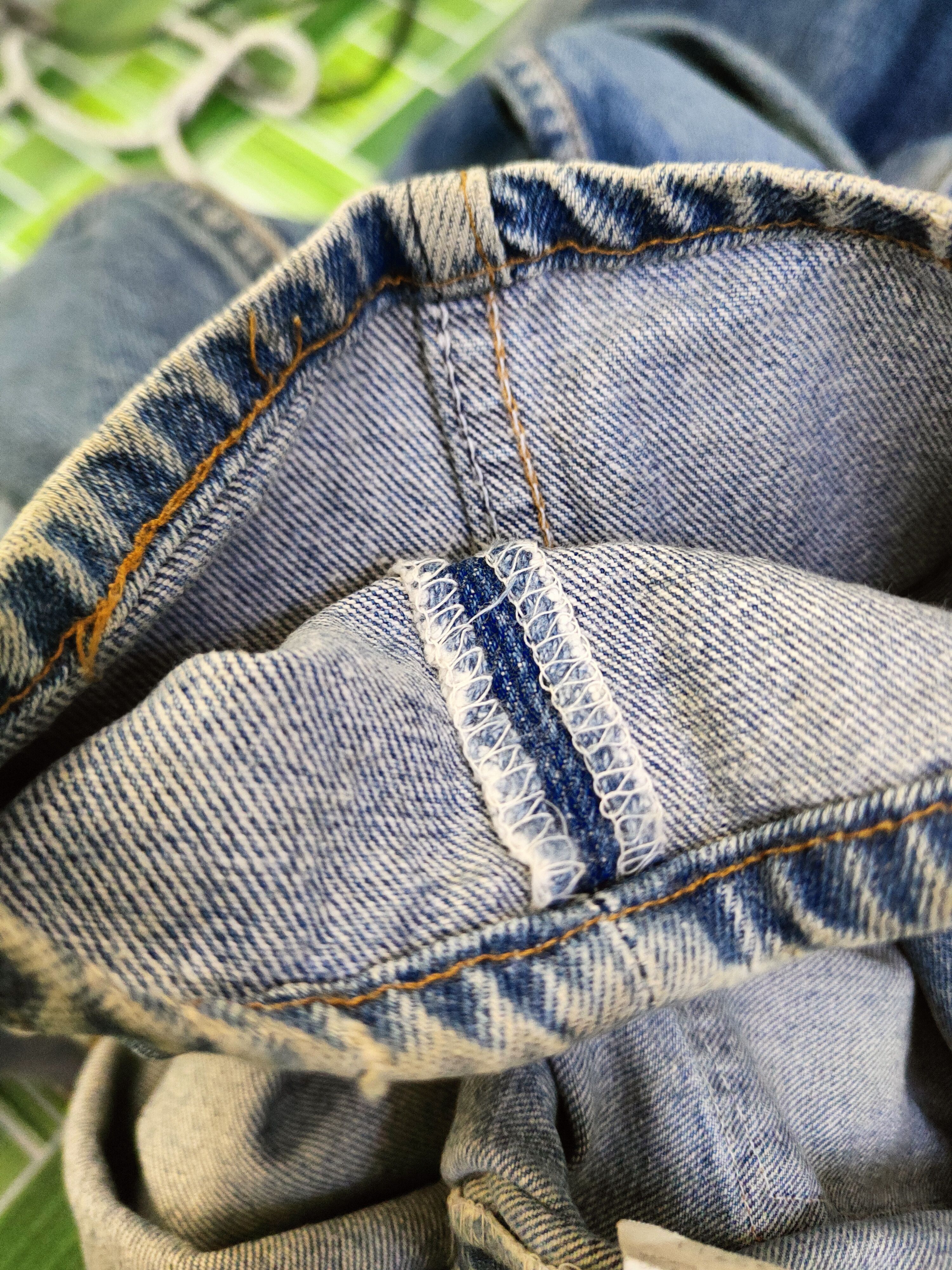 Levi's DL Levi's Blue Distressed Ripped Jeans# 46-891 Size US 34 / EU 50 - 13 Thumbnail