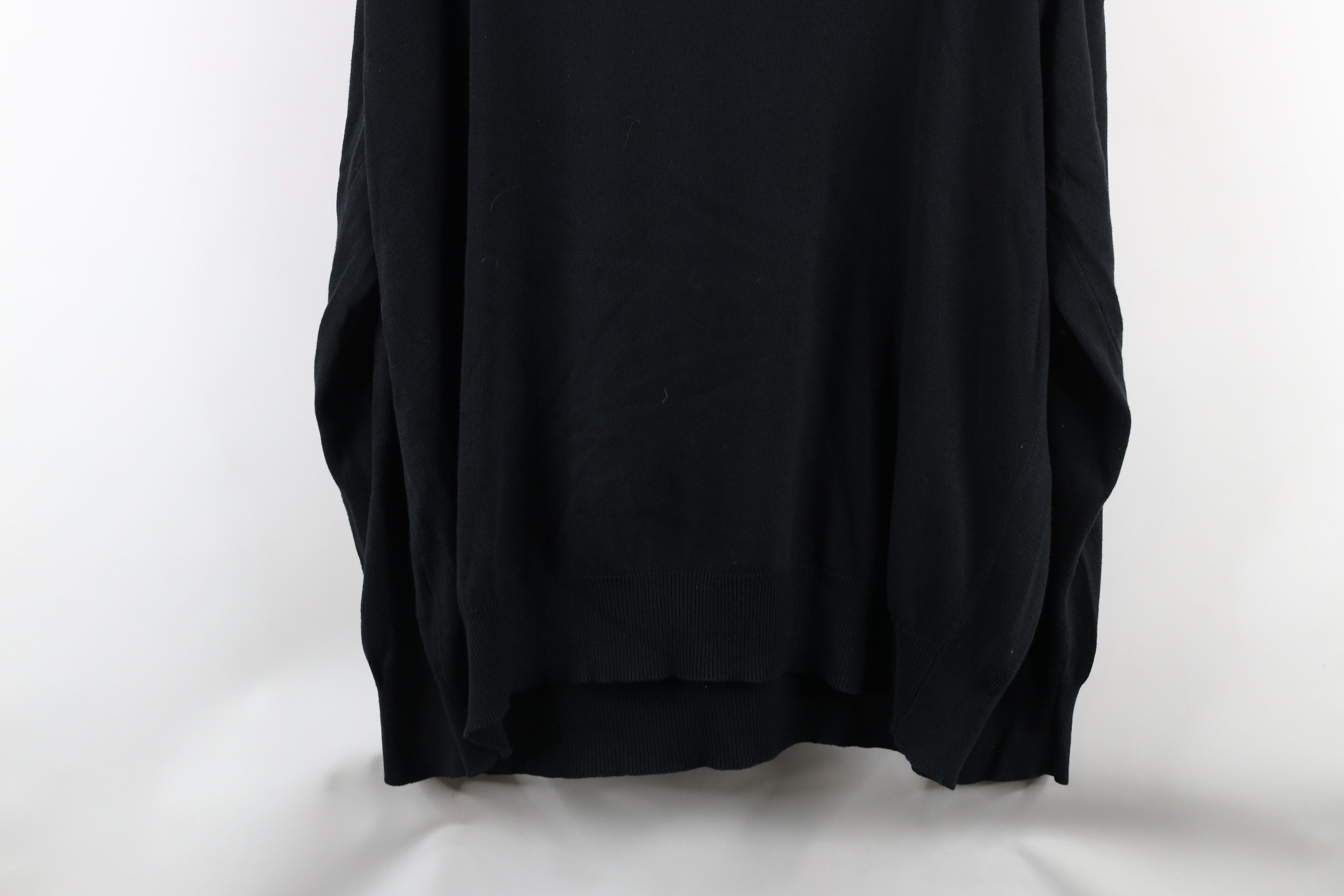 Vintage Vintage 90s Streetwear Blend Knit Mock Neck Sweater Black Size US XL / EU 56 / 4 - 10 Thumbnail