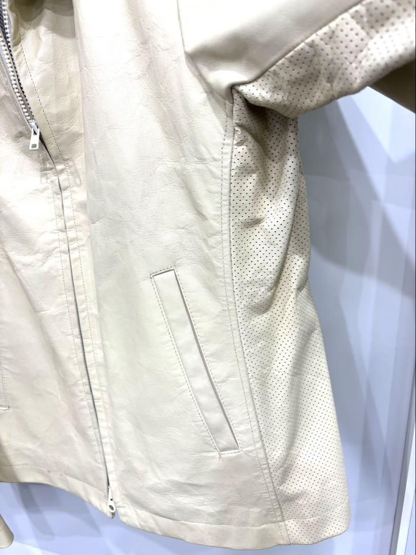 Yohji Yamamoto POUR HOMME 05aw 23rd Century Sweetheart leather jacket Size US L / EU 52-54 / 3 - 5 Thumbnail