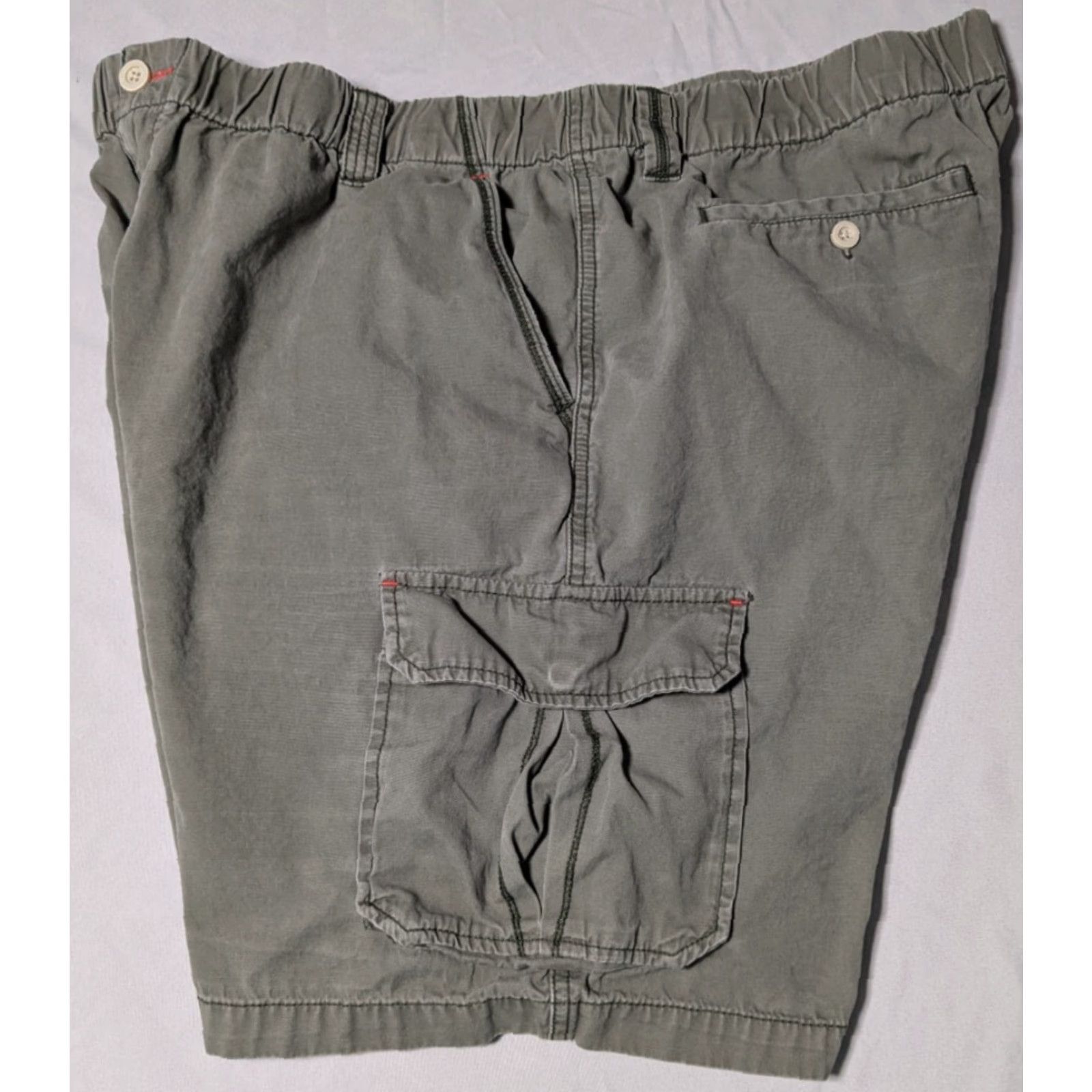 Tommy Bahama Tommy Bahama Relax Green Salt Water Fade 8" Cargo Shorts Men 2XL Size US 39 - 3 Thumbnail