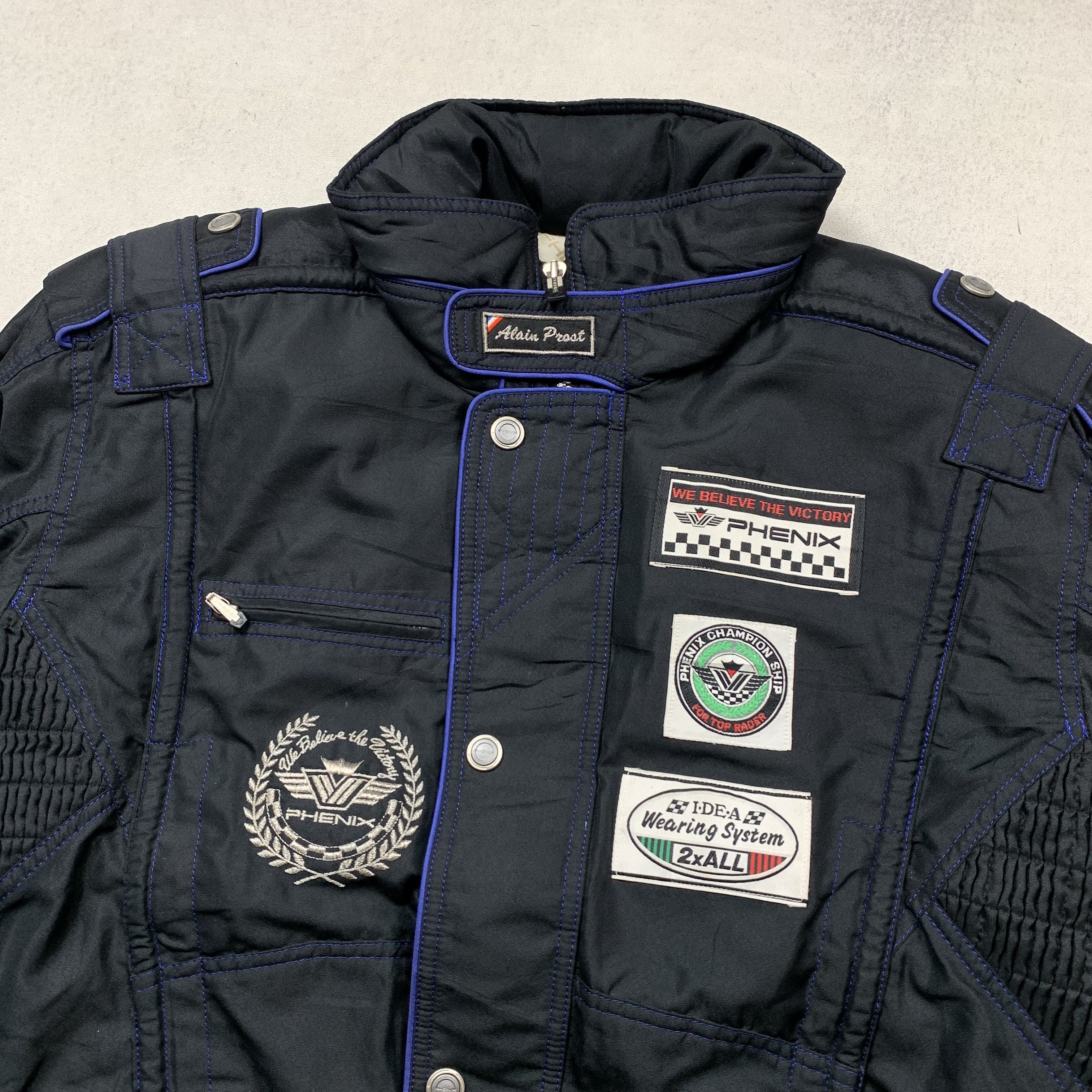 Vintage Vintage Alain Prost Phenix Ski Racing Jacket Size US M / EU 48-50 / 2 - 2 Thumbnail