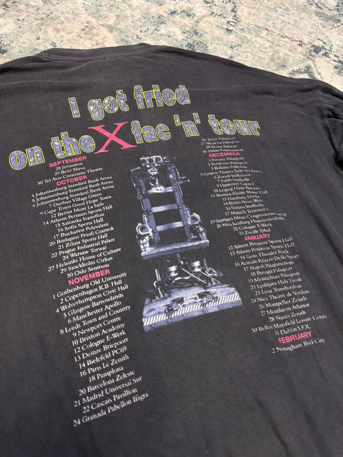 Band Tees VINTAGE IRON MAIDEN THE X-FACTOR TOUR 1995 Size US XL / EU 56 / 4 - 12 Thumbnail