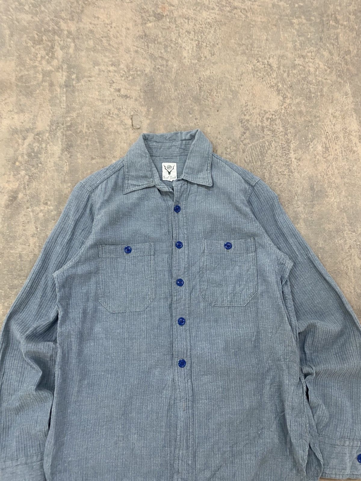 Needles NEPENTHES SOUTH2 WEST8 LS SHIRT JAPAN Size US S / EU 44-46 / 1 - 3 Thumbnail