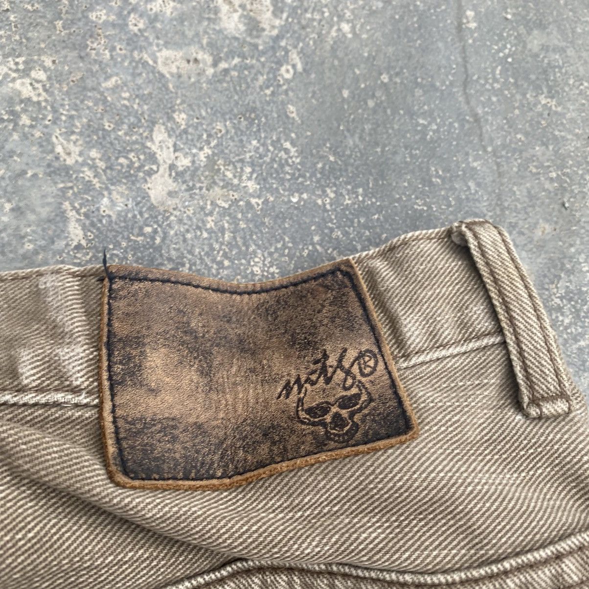 Japanese Brand Repaired Peace MONTAGE Jeans KAPITAL STYLE Size US 33 - 12 Thumbnail