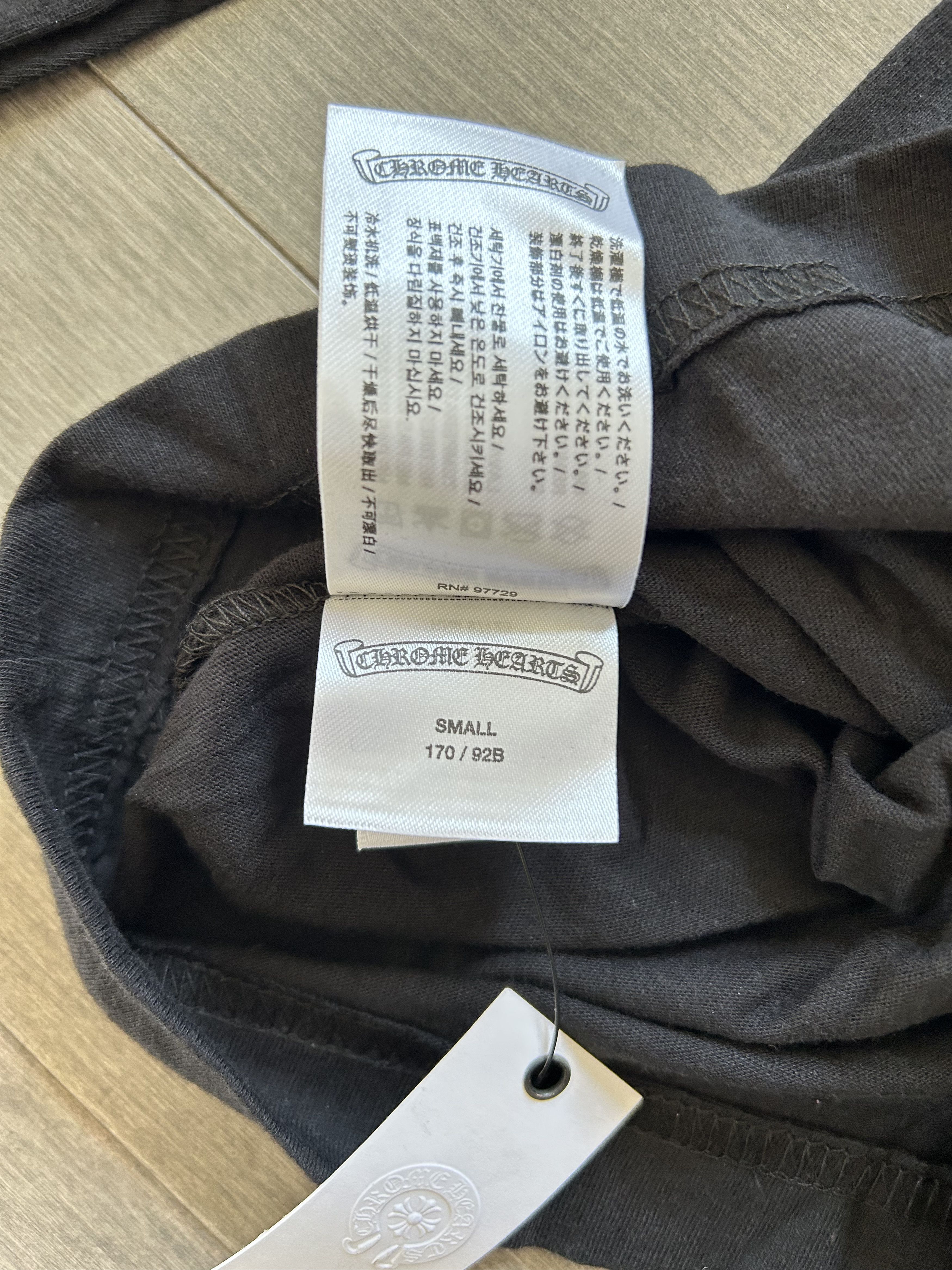 Chrome Hearts Chrome Hearts Horse Shoe Miami Exclusive LS Pocket Tee Black Size US S / EU 44-46 / 1 - 5 Thumbnail