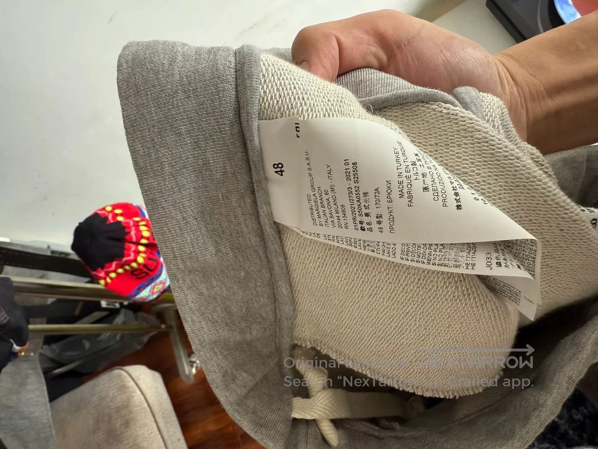 Maison Margiela Maison Margiela Gray Sweatpants Size 48. Size US 32 / EU 48 - 8 Thumbnail