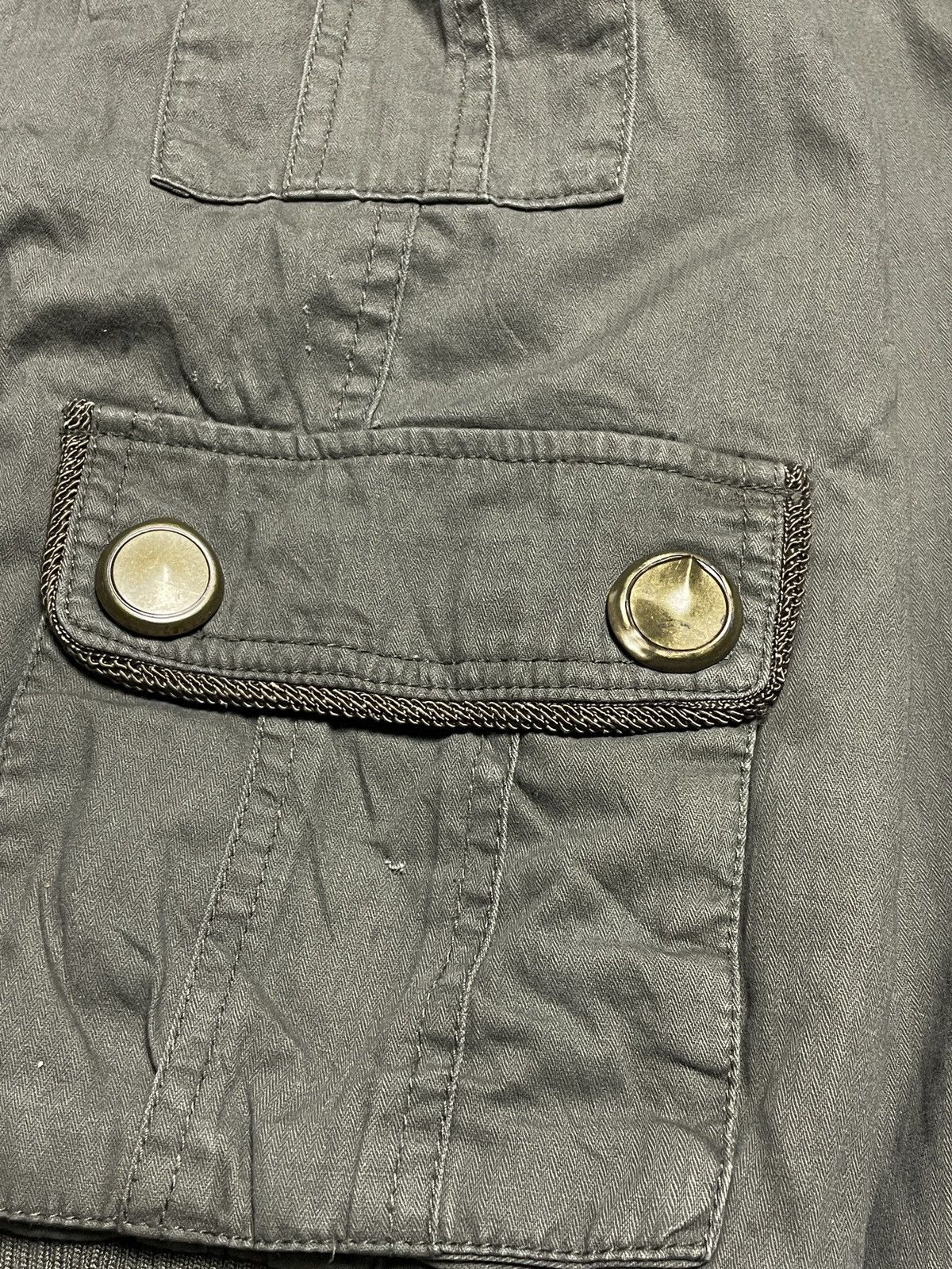14th Addiction 2000’s Sly Bomber - Cyber Military Cargo Jacket Size US M / EU 48-50 / 2 - 15 Thumbnail