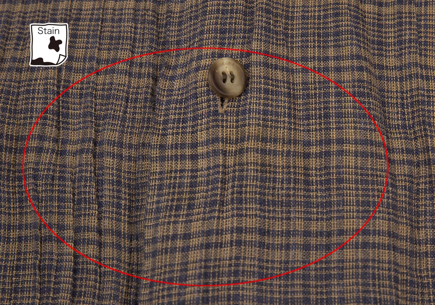 Issey Miyake Linen Check Band Collar Shirt in Beige and Blue, M Size US M / EU 48-50 / 2 - 9 Thumbnail