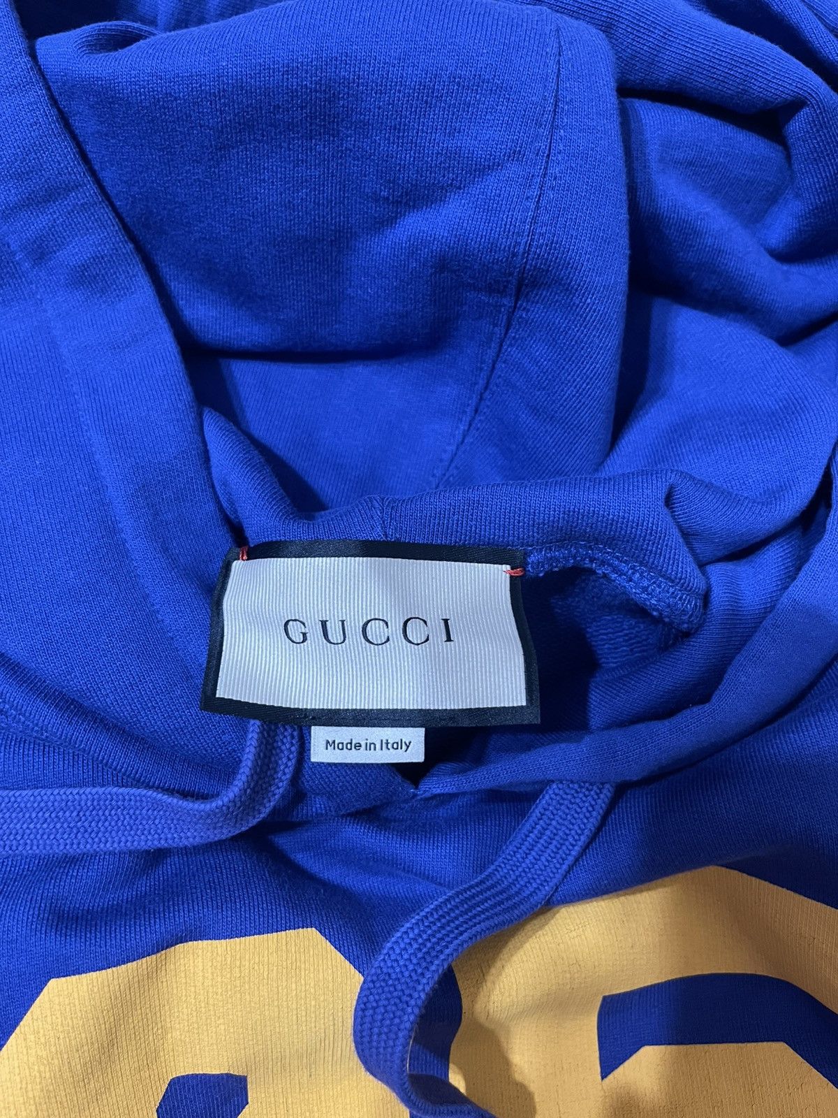 Gucci HOODIE SWEATSHIRT LIGHT FELTED COTTON JERSEY MARINO Size S / US 4 / IT 40 - 7 Thumbnail