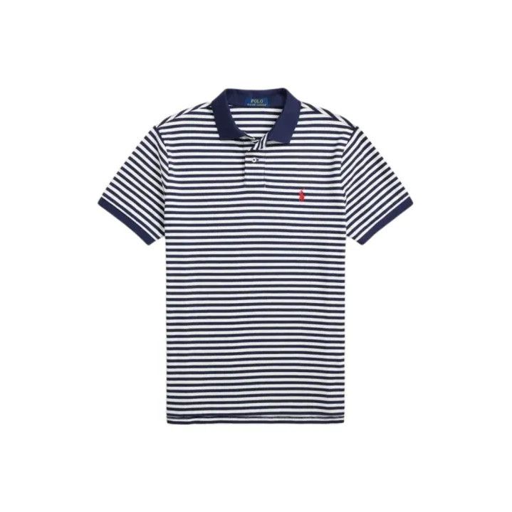 Polo Ralph Lauren Polo Ralph Lauren Striped Short-Sleeve Slim Polo Size US L / EU 52-54 / 3 - 1 Thumbnail