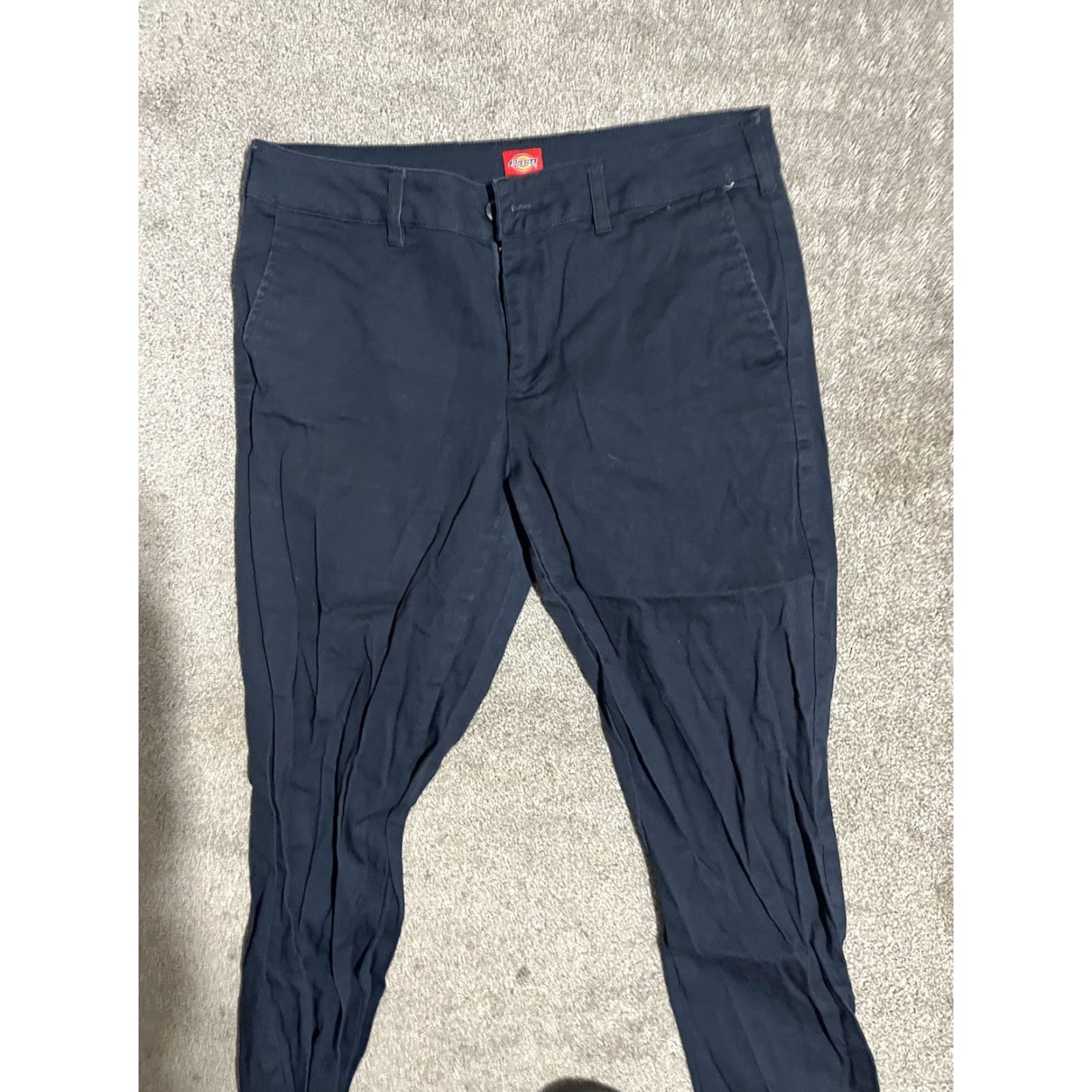 Dickies Dickies Dickies For Women Pants Size 9 Regular Navy Blue Skinny Solid Women’s Solid Size 30" / US 8 / IT 44 - 2 Thumbnail