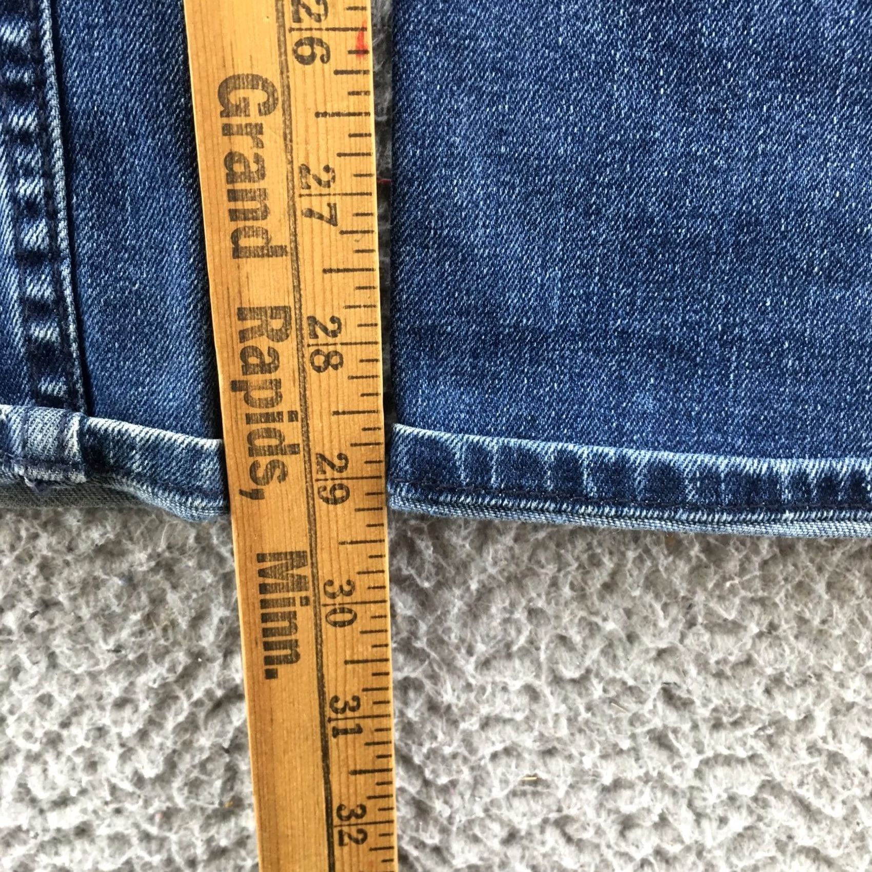 Calvin Klein Calvin Klein Jeans Mens 38 Blue Denim Straight Leg Zip Mid Rise 5-Pocket Casual Regular Everyday Mens Size US 38 / EU 54 - 7 Thumbnail