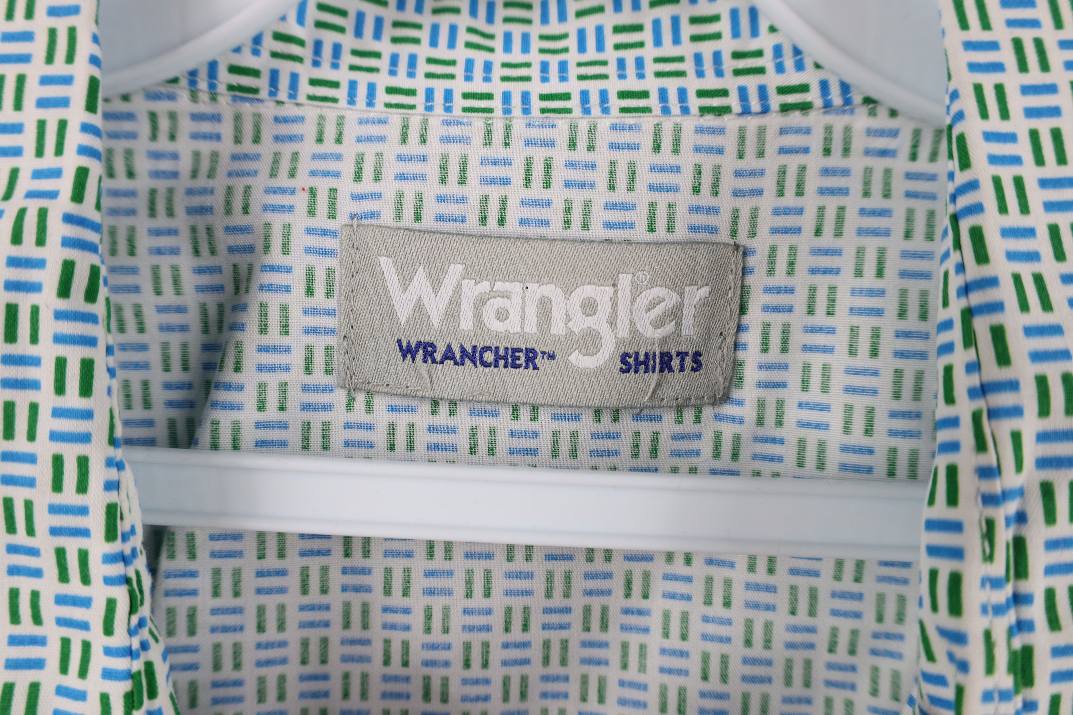Wrangler Vintage 90s Wrangler Cowboy Rodeo Snap Button Collared Shirt Size US XXL / EU 58 / 5 - 8 Thumbnail