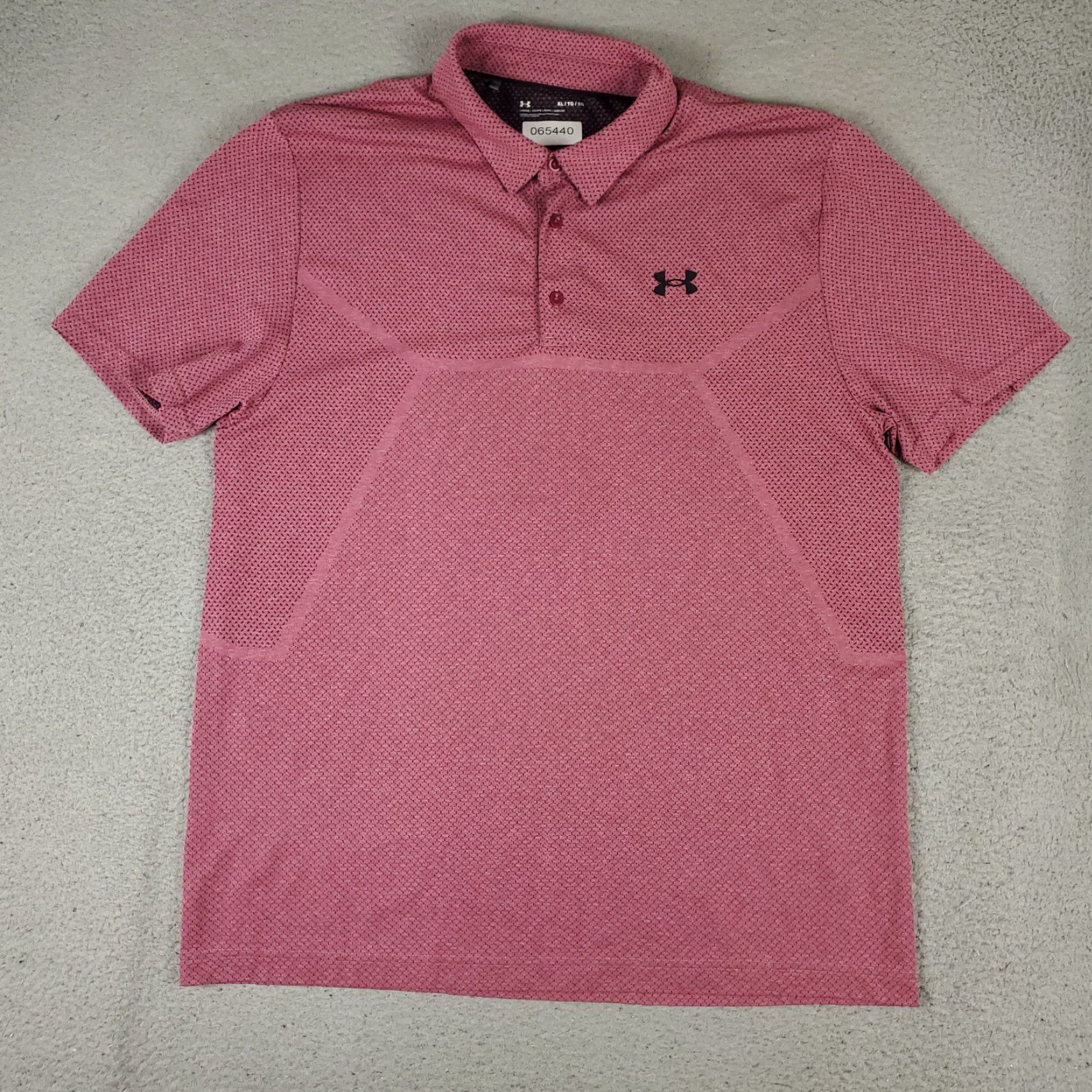 Under Armour Under Armour Polo Shirt Mens XL Burgundy/Pink Golf Casual Short Sleeve Shirt Size US XL / EU 56 / 4 - 2 Thumbnail