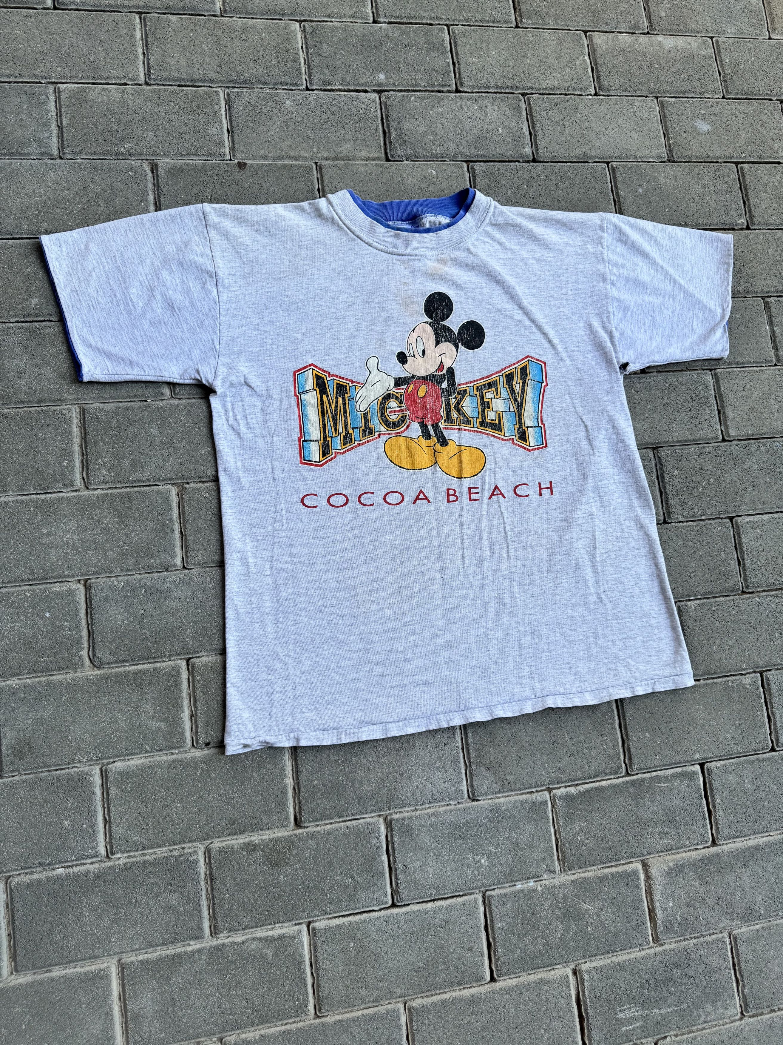 Disney Vintage 90's Mickey Mouse Cocoa Beach T-shirt Size US L / EU 52-54 / 3 - 2 Thumbnail