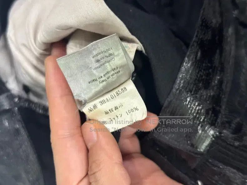 Dior Dior Black corduroy waxed coat denim jeans i Size US 31 - 4 Thumbnail