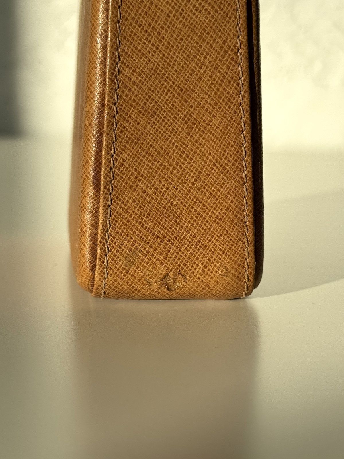 ★0% TAX★ 1980S GUCCI BAR LIQUOR LEATHER FLASK WITH BAKELITE