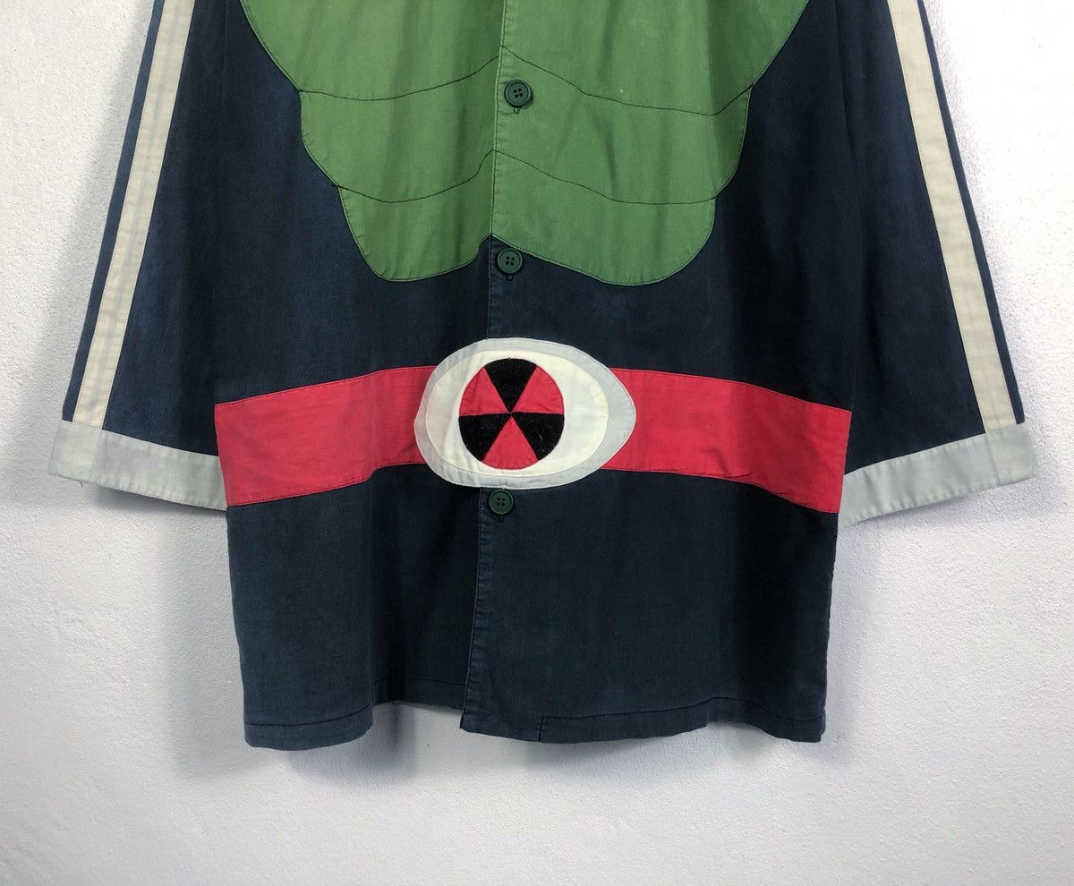 Japanese Brand × Vintage Rare Vintage Faded Shin Masked Rider Button Ups Shirt Size US L / EU 52-54 / 3 - 4 Thumbnail