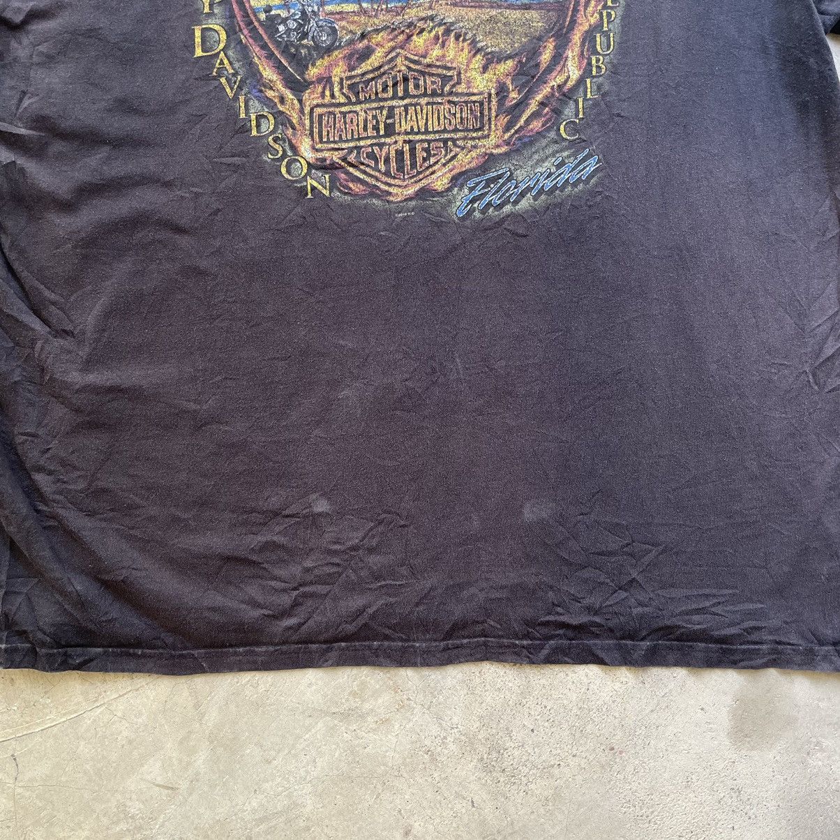 Harley Davidson Vintage 2010 Harley Davidson Key West Peterson Florida Tee Size US XL / EU 56 / 4 - 13 Thumbnail
