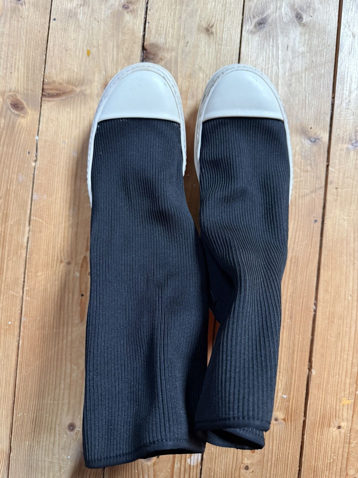 Rick Owens Drkshdw Rick Owens DRKSHDW SOCK Ramones Size US 7 / EU 40 - 12 Thumbnail