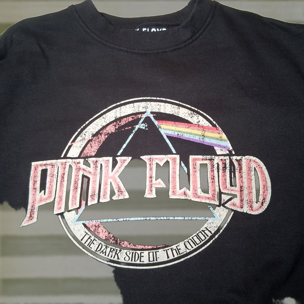 Vintage Life Clothing Co Pink Floyd Sweatshirt Crewneck L Black Graphic Band Music Dark Side of the Moon Mens Pullover Long Sleeve Regular Fit Size US L / EU 52-54 / 3 - 1 Thumbnail