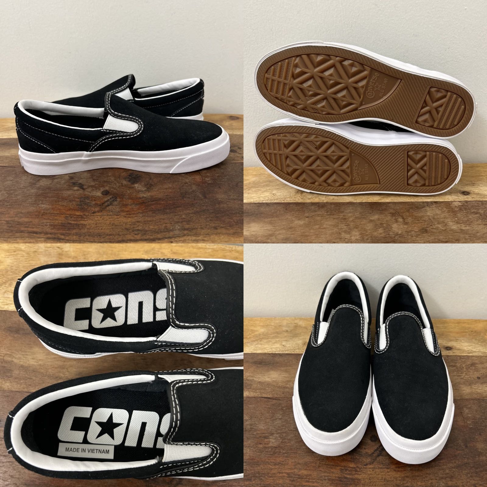 Converse Converse Cons One Star CC Pro Suede Slip Mens 4 /Womens 5.5 Black White 160545C Size US 4 / IT 34 - 8 Thumbnail