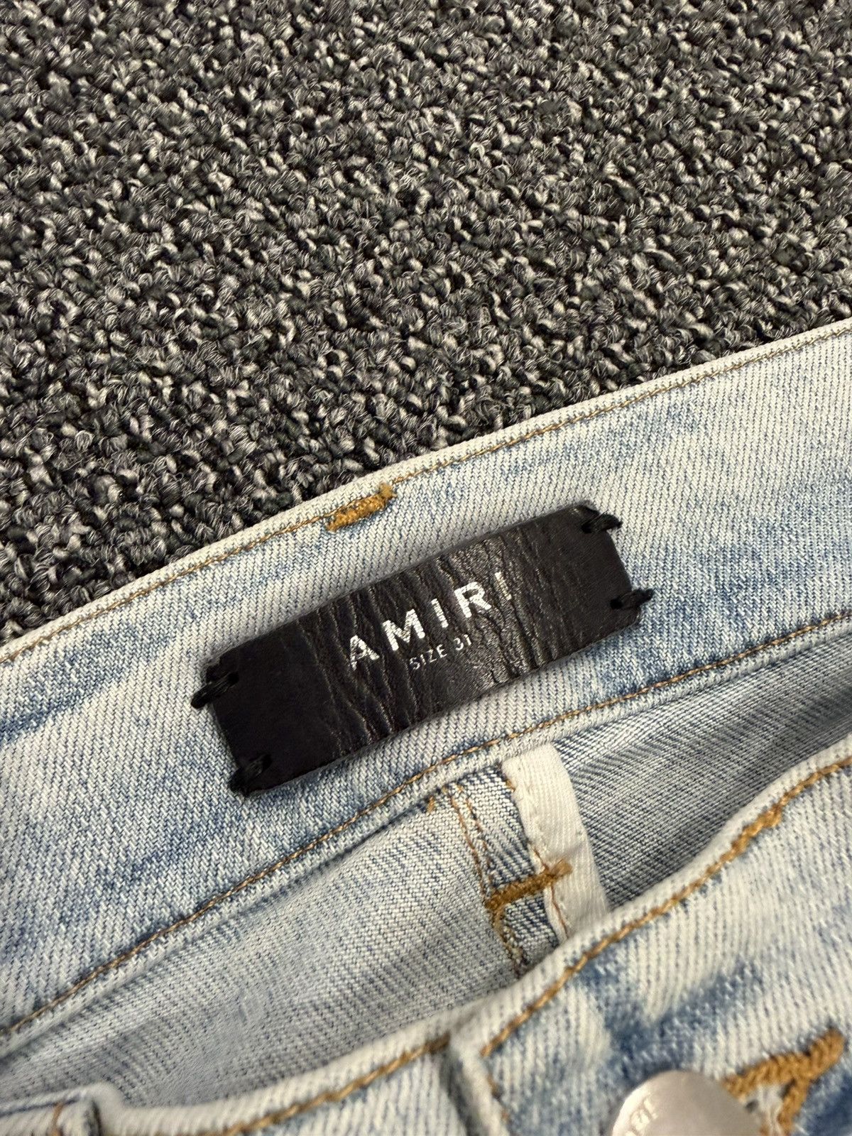 Amiri Amiri Distressed Tie-Dye Jeans Size US 31 - 3 Thumbnail