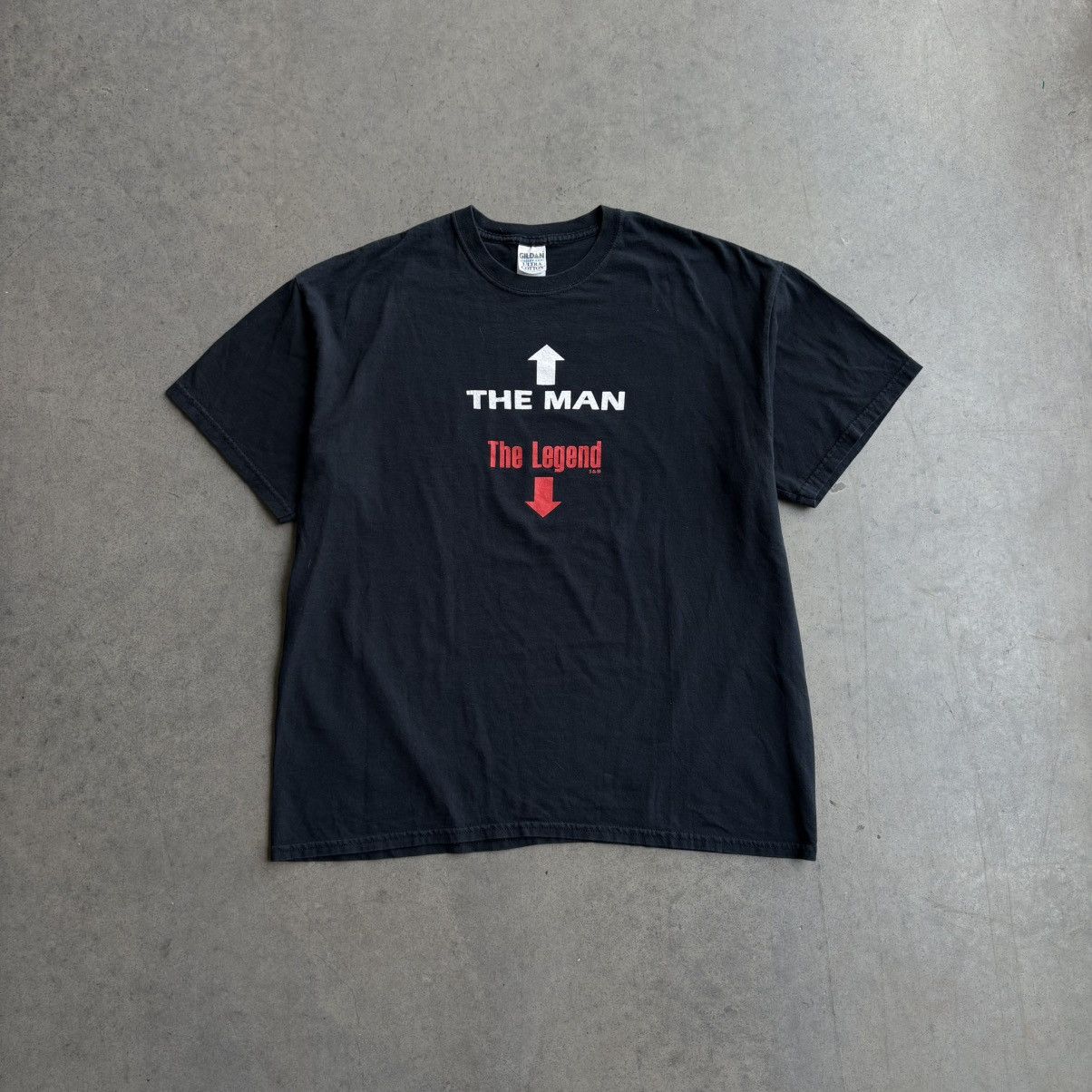 Gildan × Vintage Vintage Y2K Humor Tee The Man The Legend Funny Joke Shirt XL Size US XL / EU 56 / 4 - 1 Thumbnail