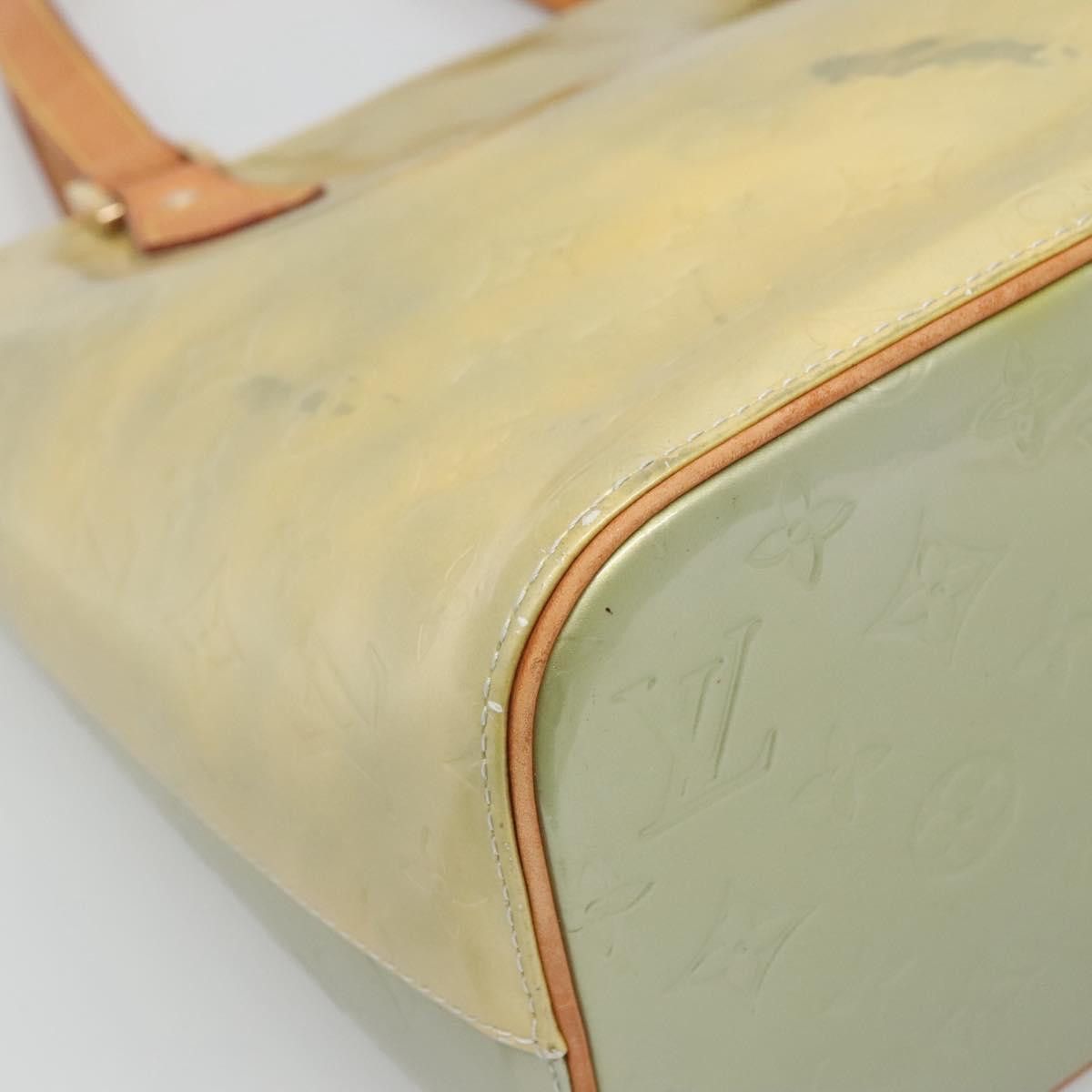 Louis Vuitton LOUIS VUITTON Monogram Vernis Houston Hand Bag Gris M91053 Size ONE SIZE - 14 Thumbnail