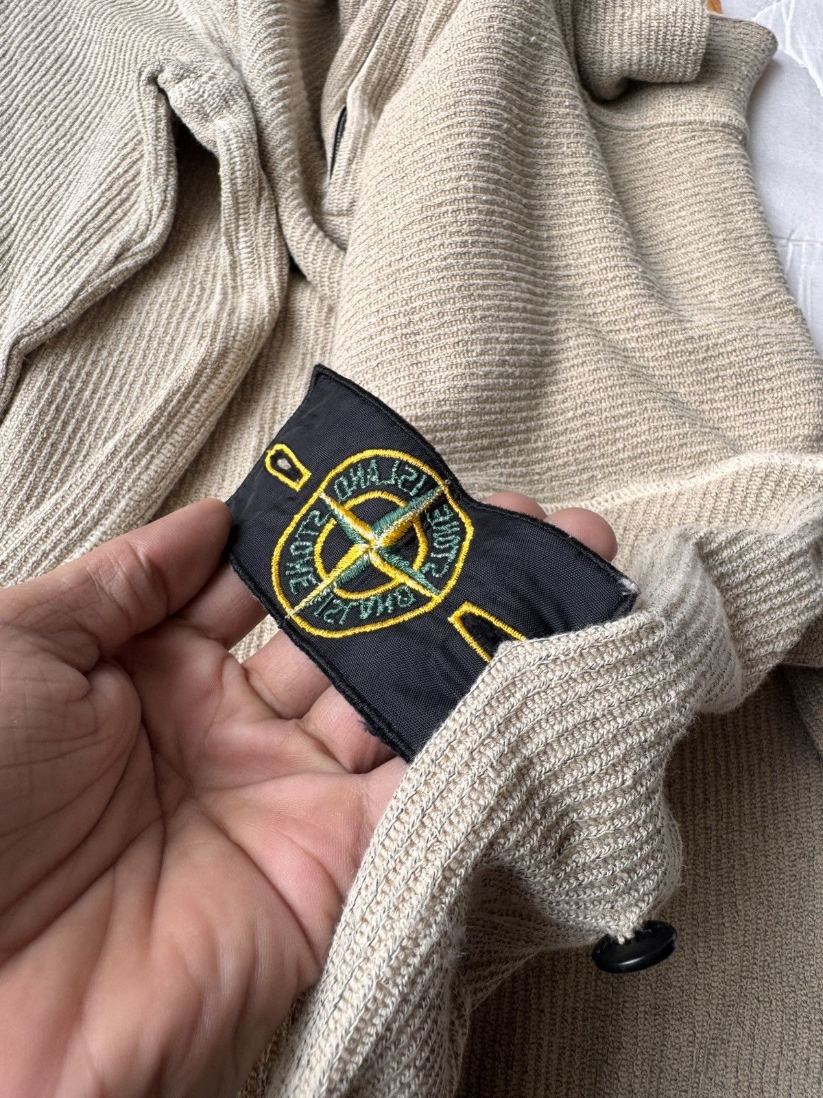 Stone Island VINTAGE EARLY y2k STONE ISLAND WAFFLE HALF ZIPPER Size US M / EU 48-50 / 2 - 12 Thumbnail
