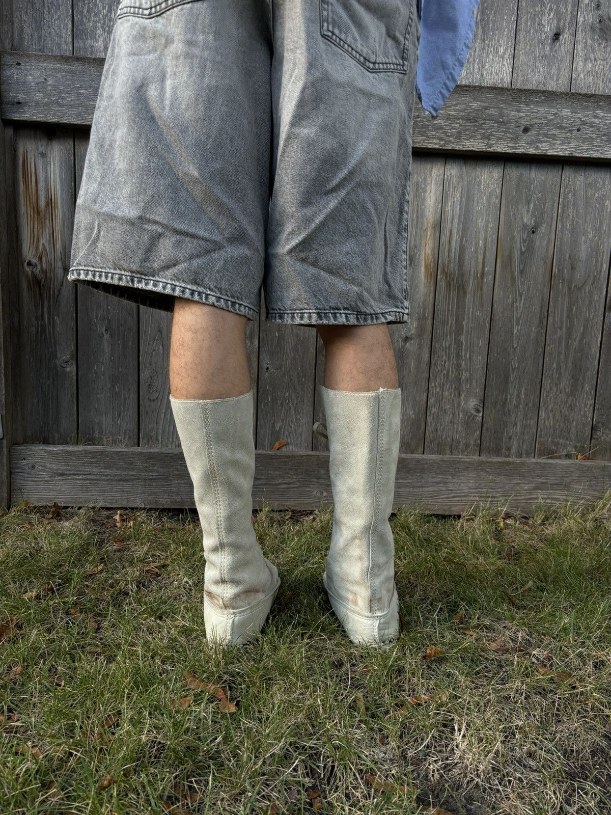 Handmade Vintage Suede Mukluk Boot Native American Moccasin Tall Snow Size US 8 / EU 41 - 11 Thumbnail