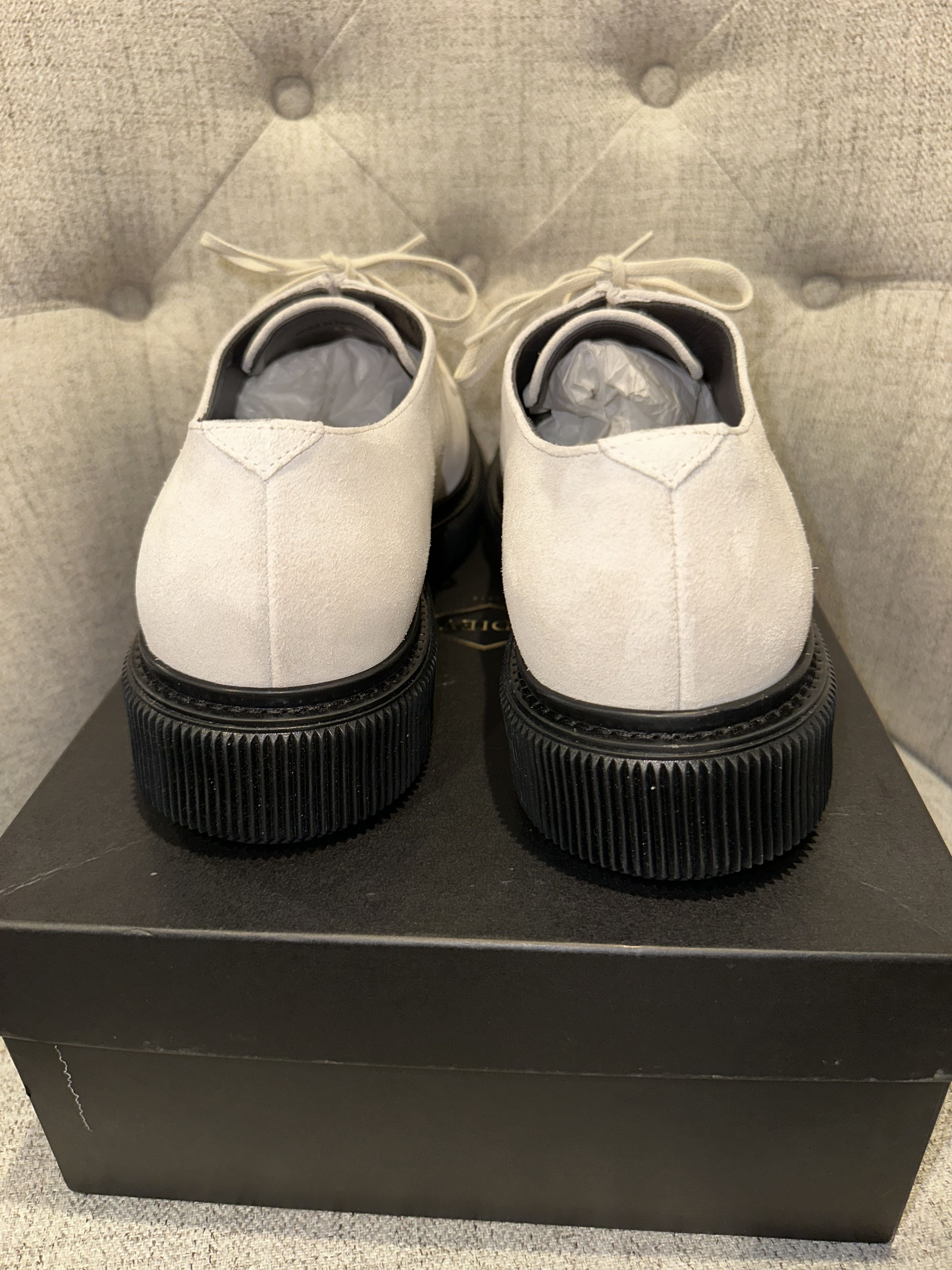 Adieu Paris Adieu Leather Apron Toe Derby Shoes $530 Sz 13. Size US 13 / EU 46 - 7 Thumbnail