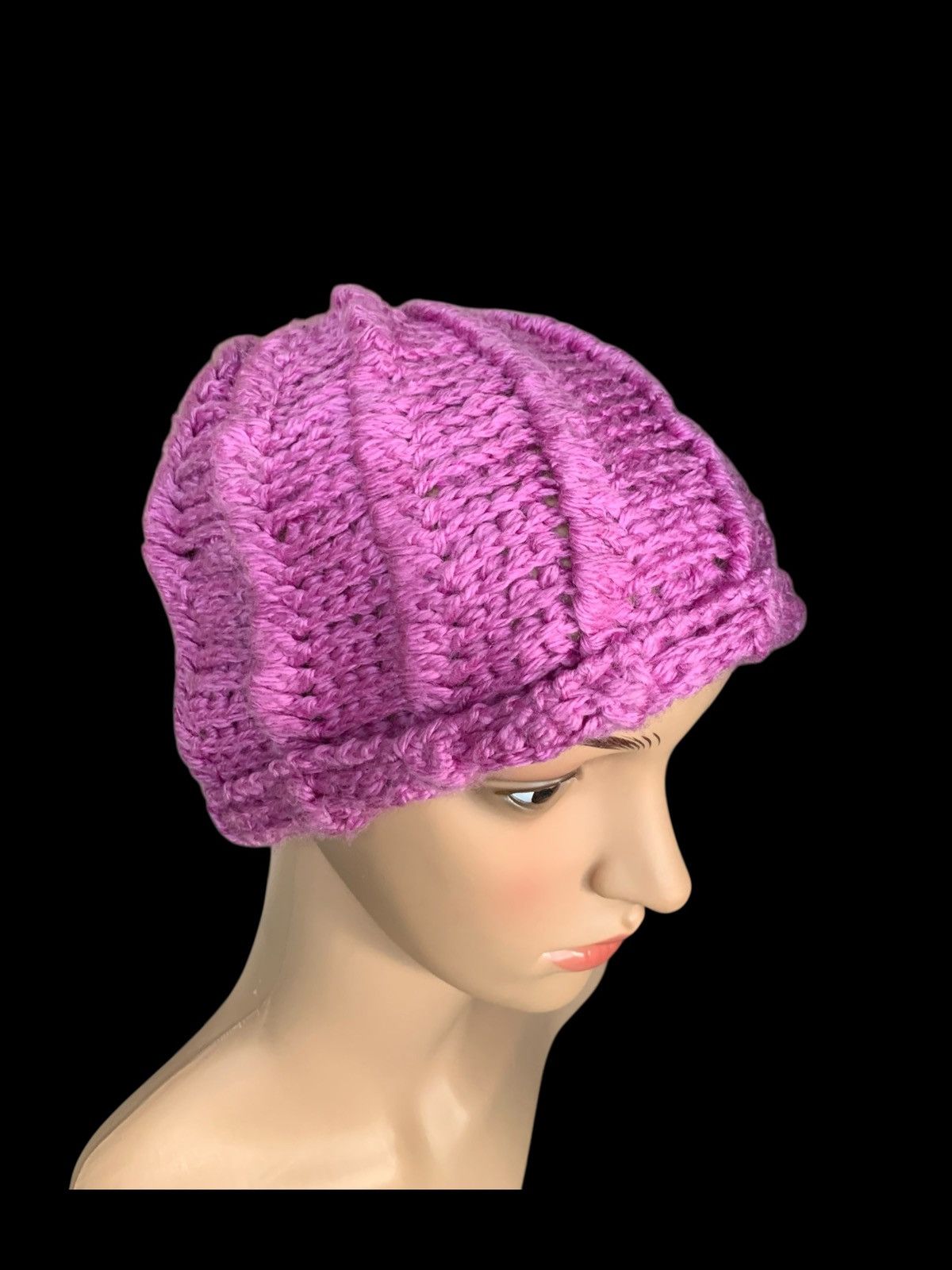 Japanese Brand × Kapital × Vintage Crochet Cable Beanies Hat Japanese Brand Handmade Size ONE SIZE - 5 Thumbnail